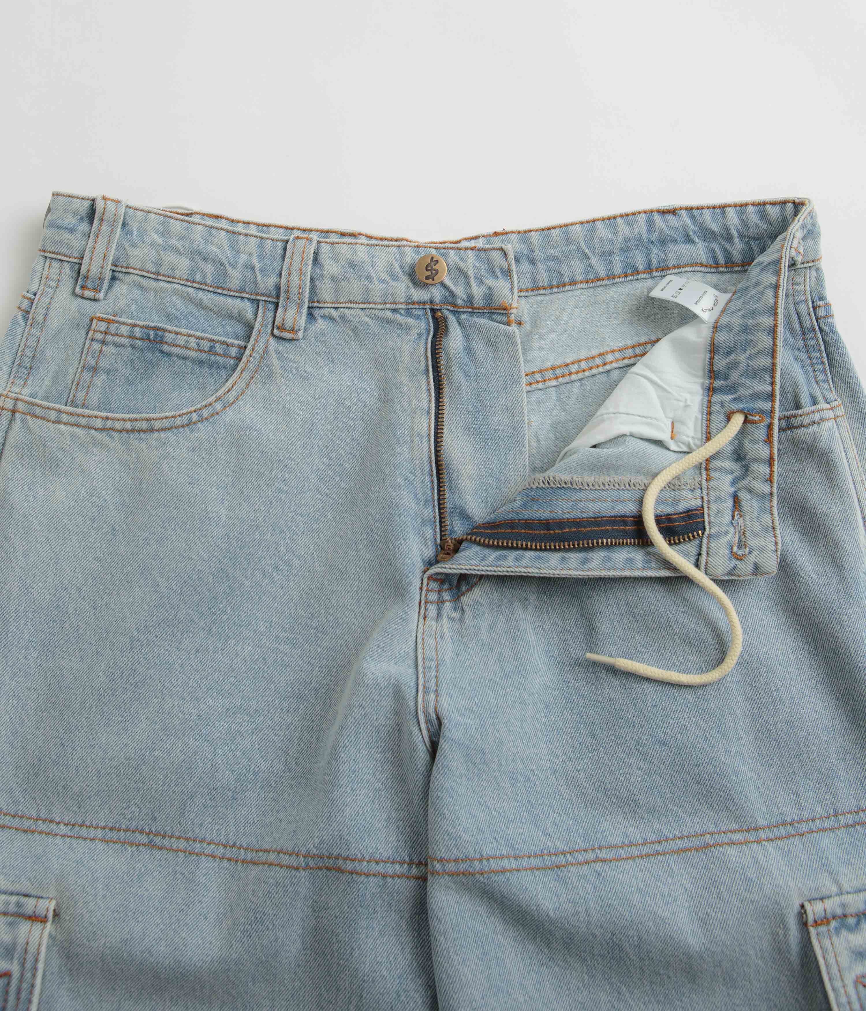 Cash Only Aleka Cargo Jeans - Light Wash - Image 6