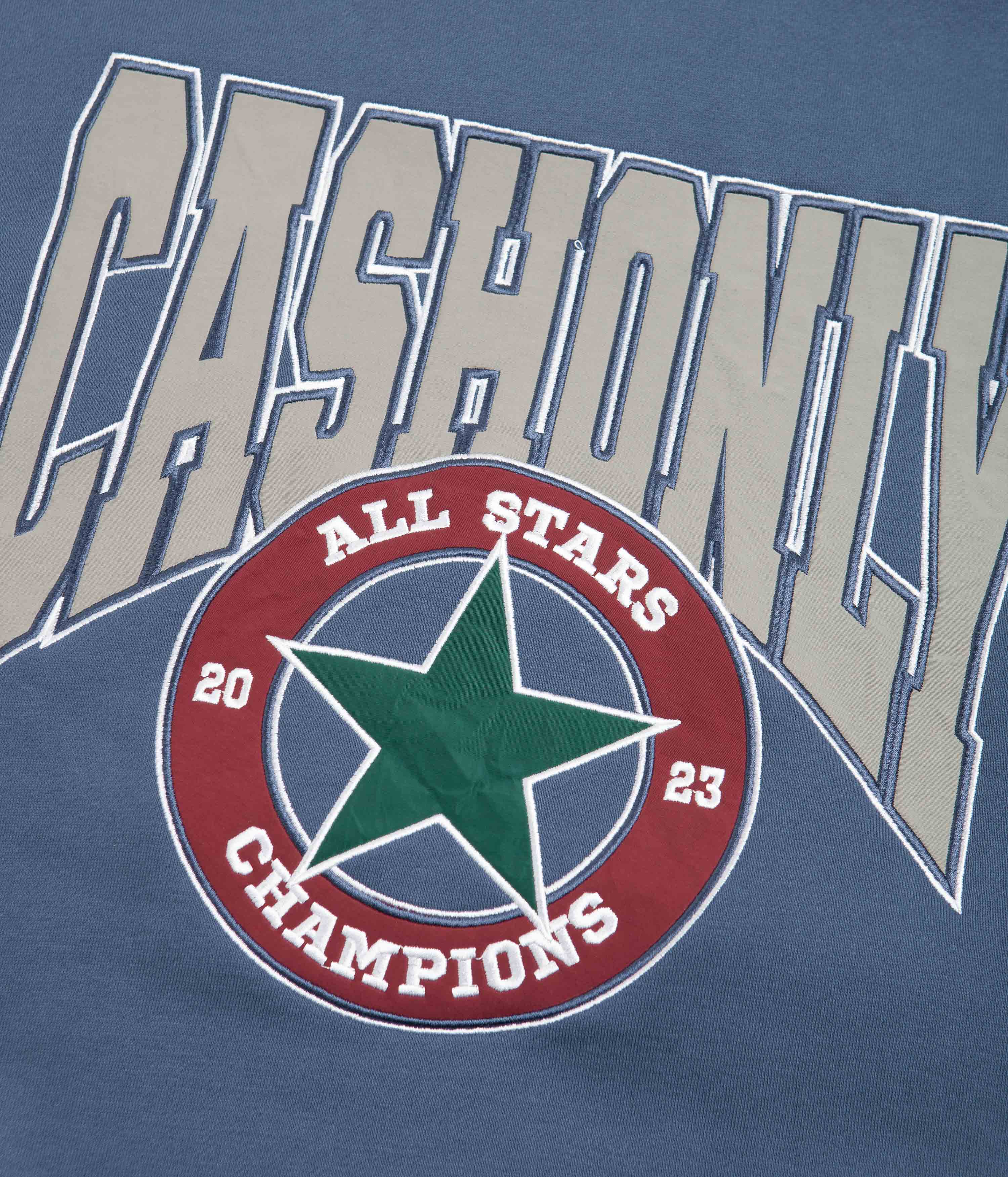 Cash Only All Star Applique Crewneck Sweatshirt - Slate - Image 3