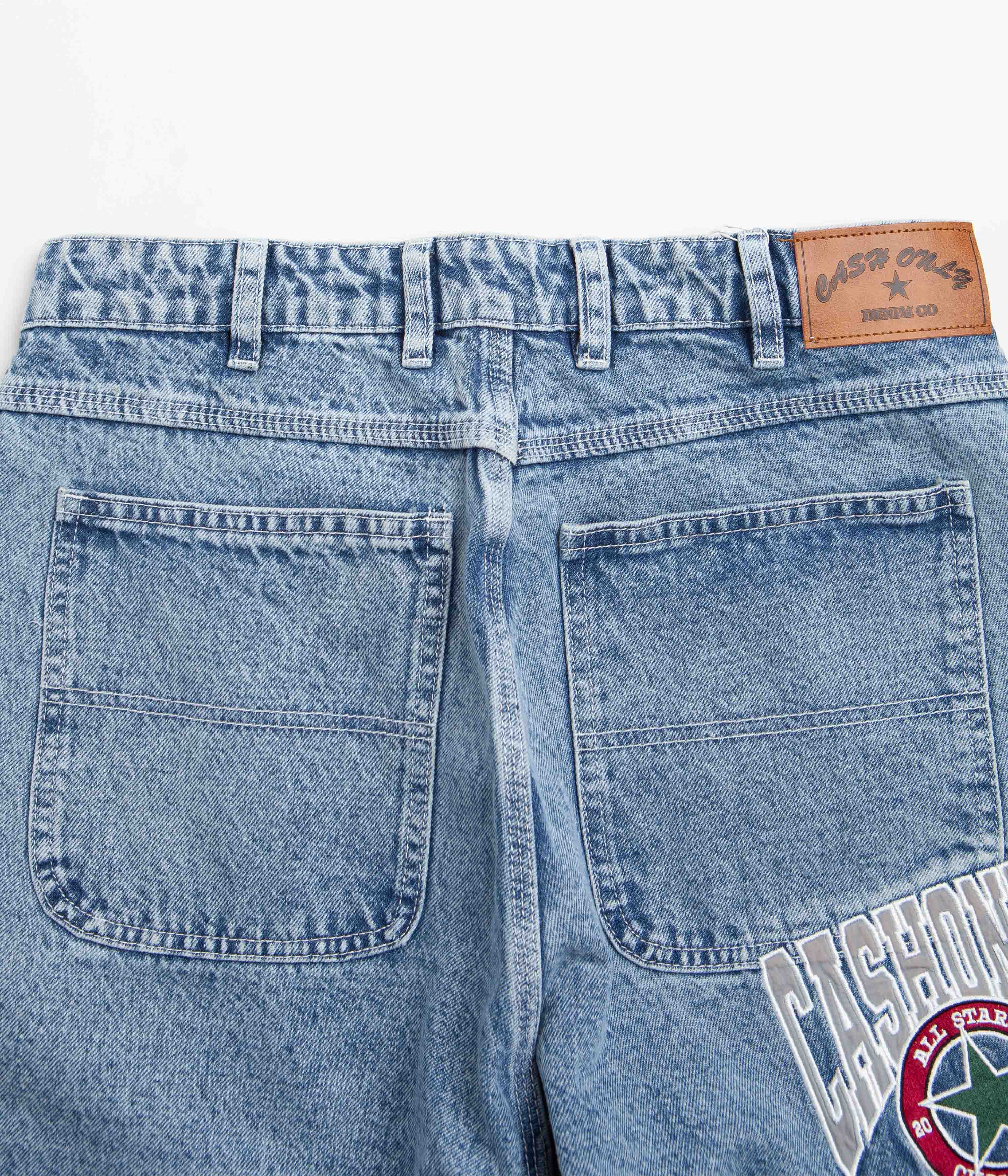 Cash Only All Star Baggy Jeans - Faded Indigo - Image 7