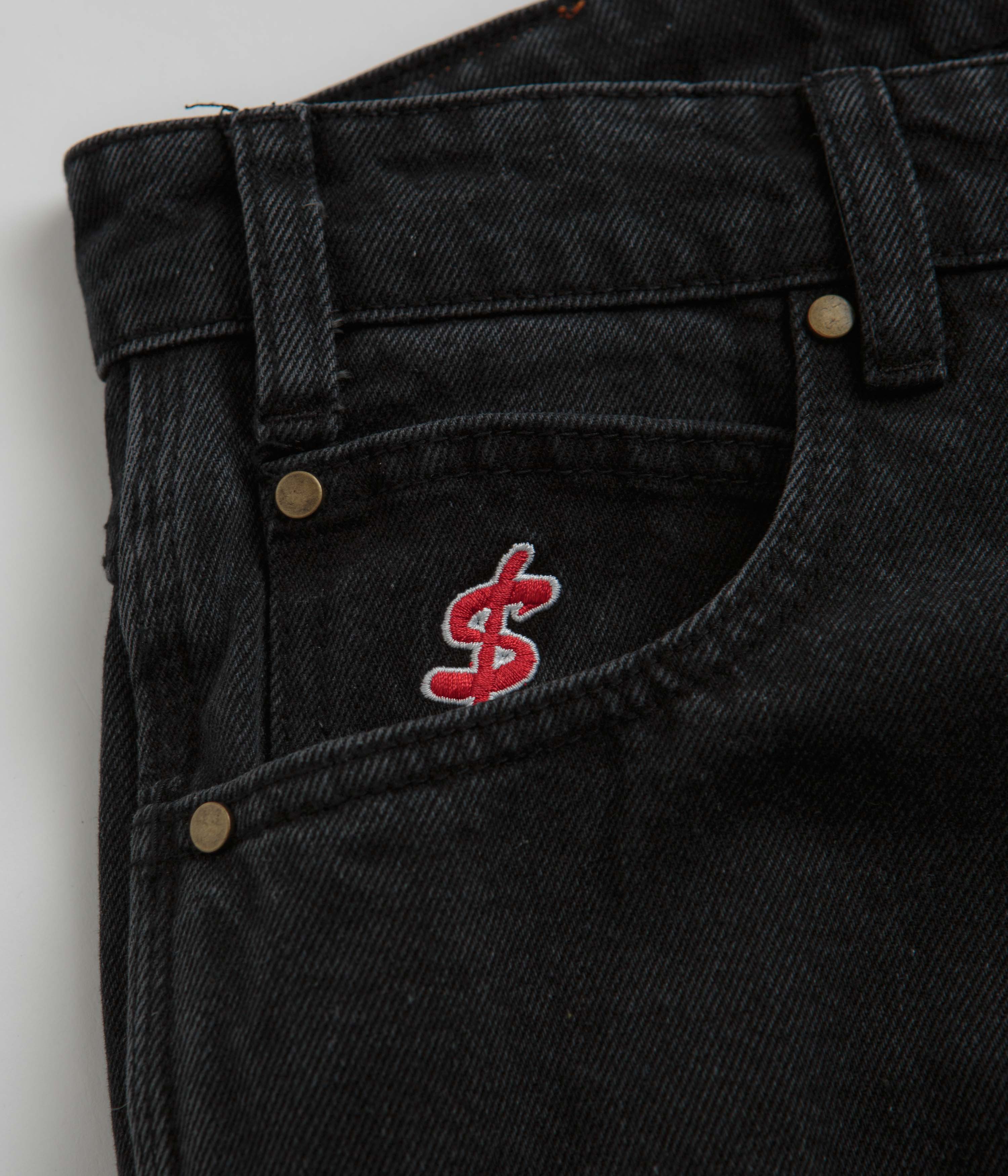 Cash Only Bone Jeans - Black - Image 5