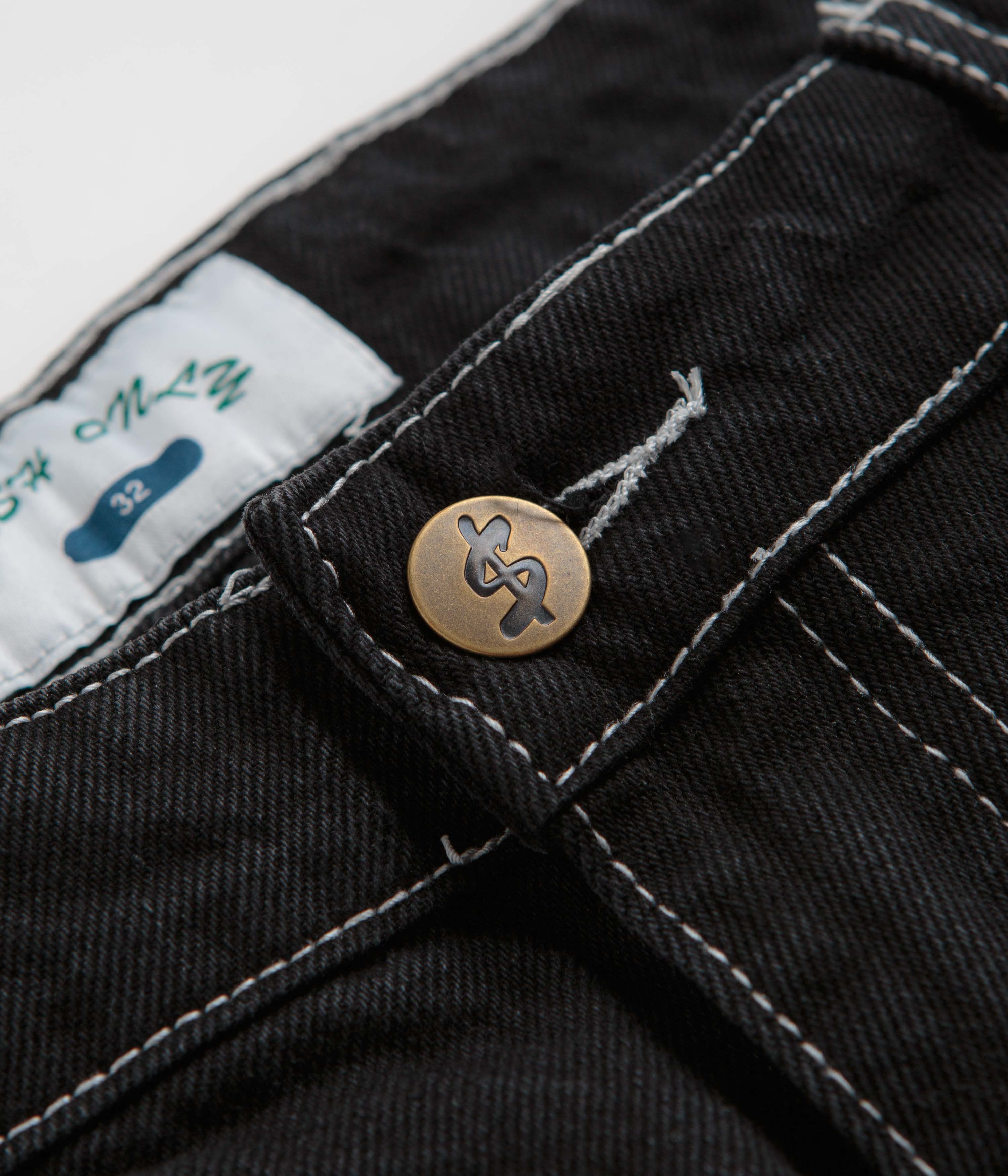 Cash Only Carpenter Baggy Jeans - Flat Black - Image 6