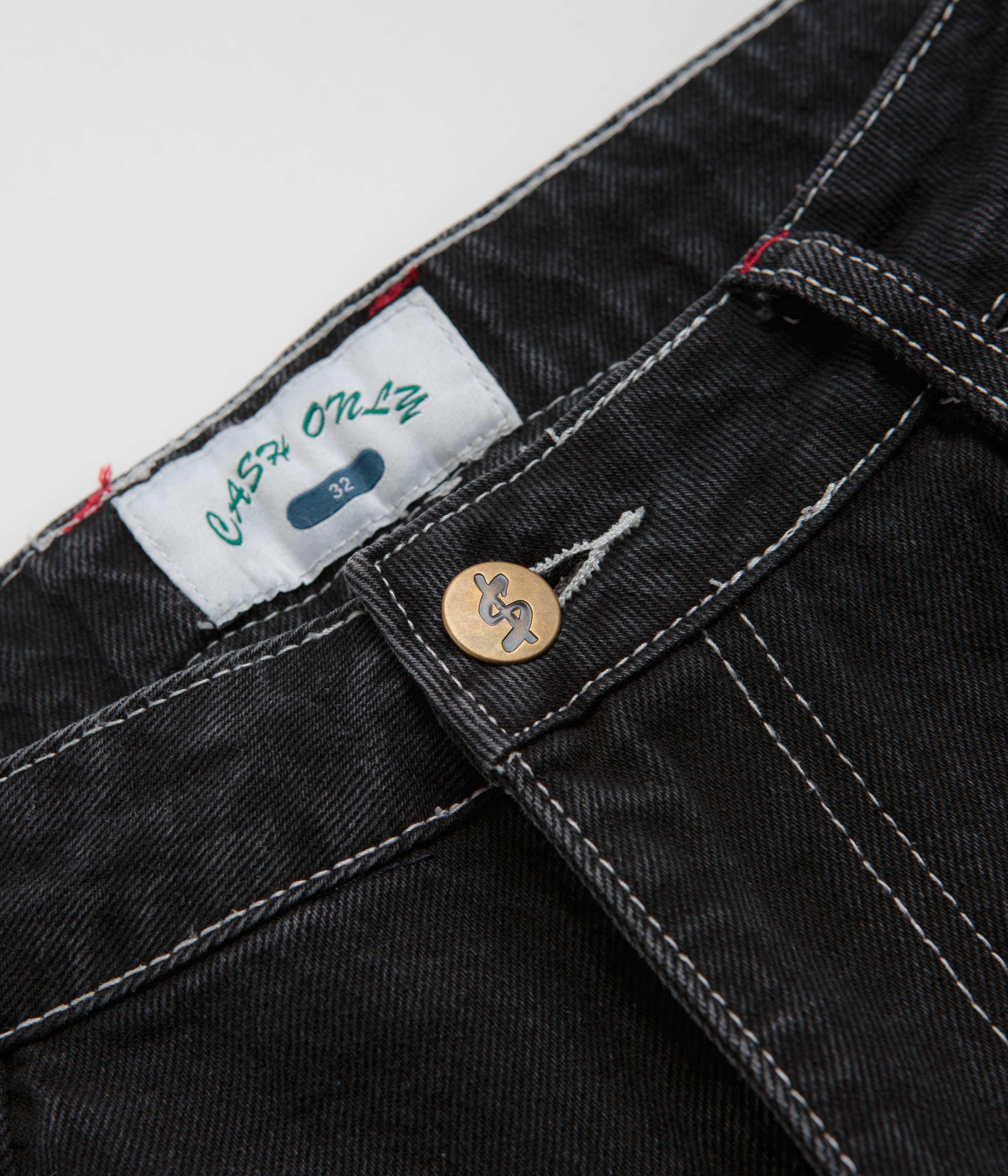 Cash Only Halftime Jeans - Distressed Black - Image 7