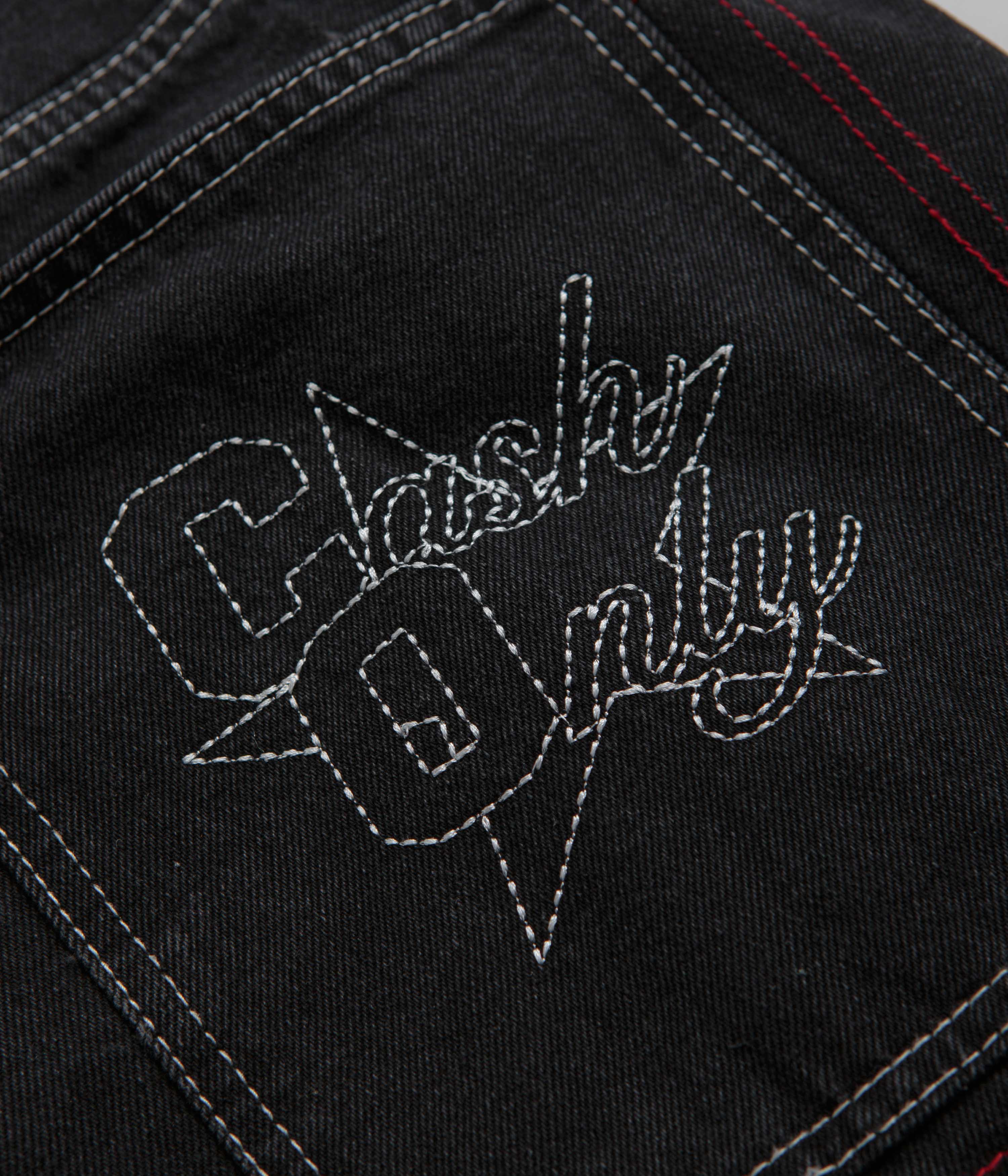Cash Only Halftime Jeans - Distressed Black - Image 8