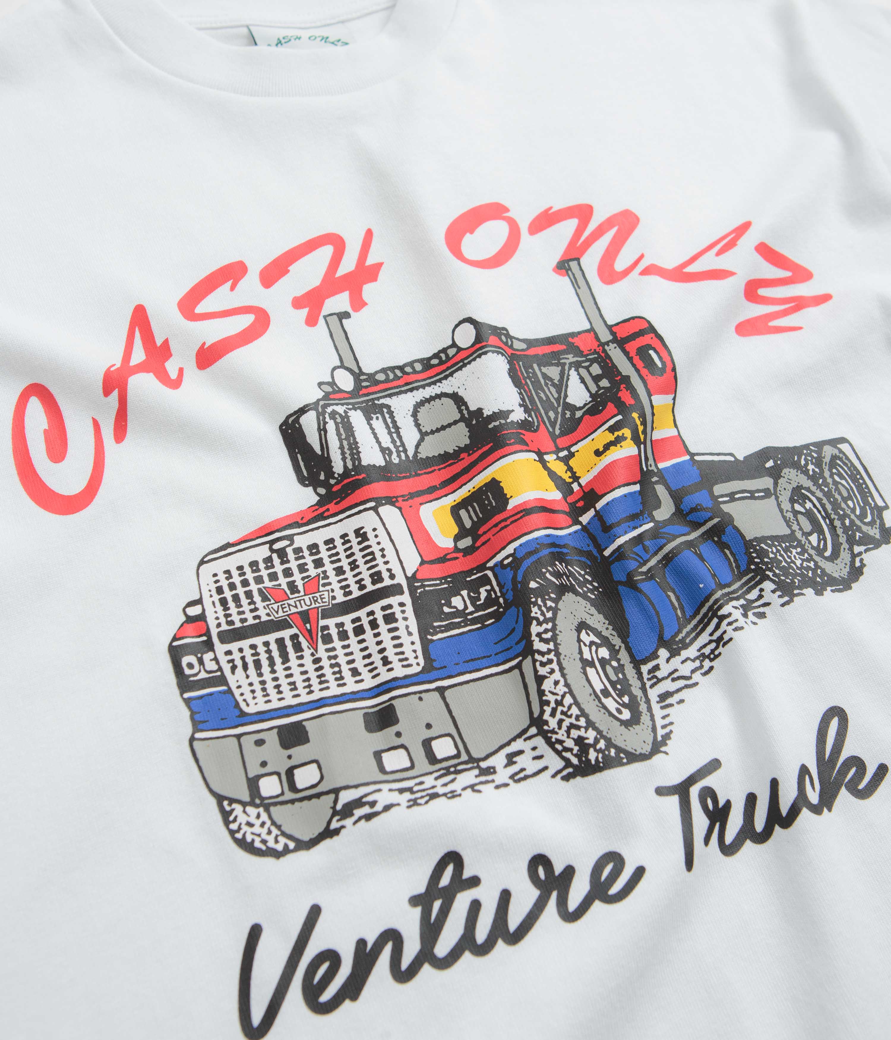 Cash Only x Venture Truck T-Shirt - White - Image 3