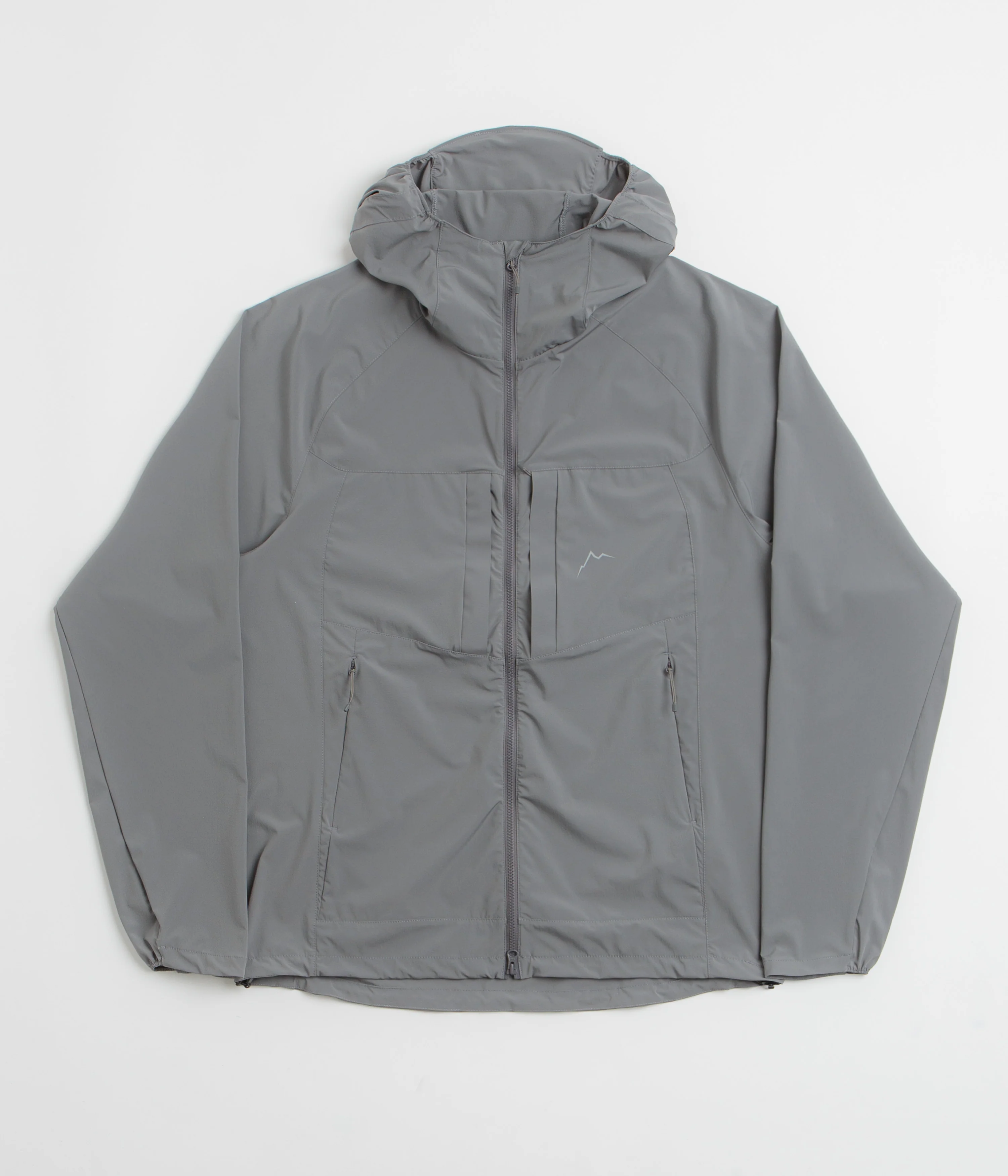 Cayl Stretch Shell Full Zip Hoodie - Grey