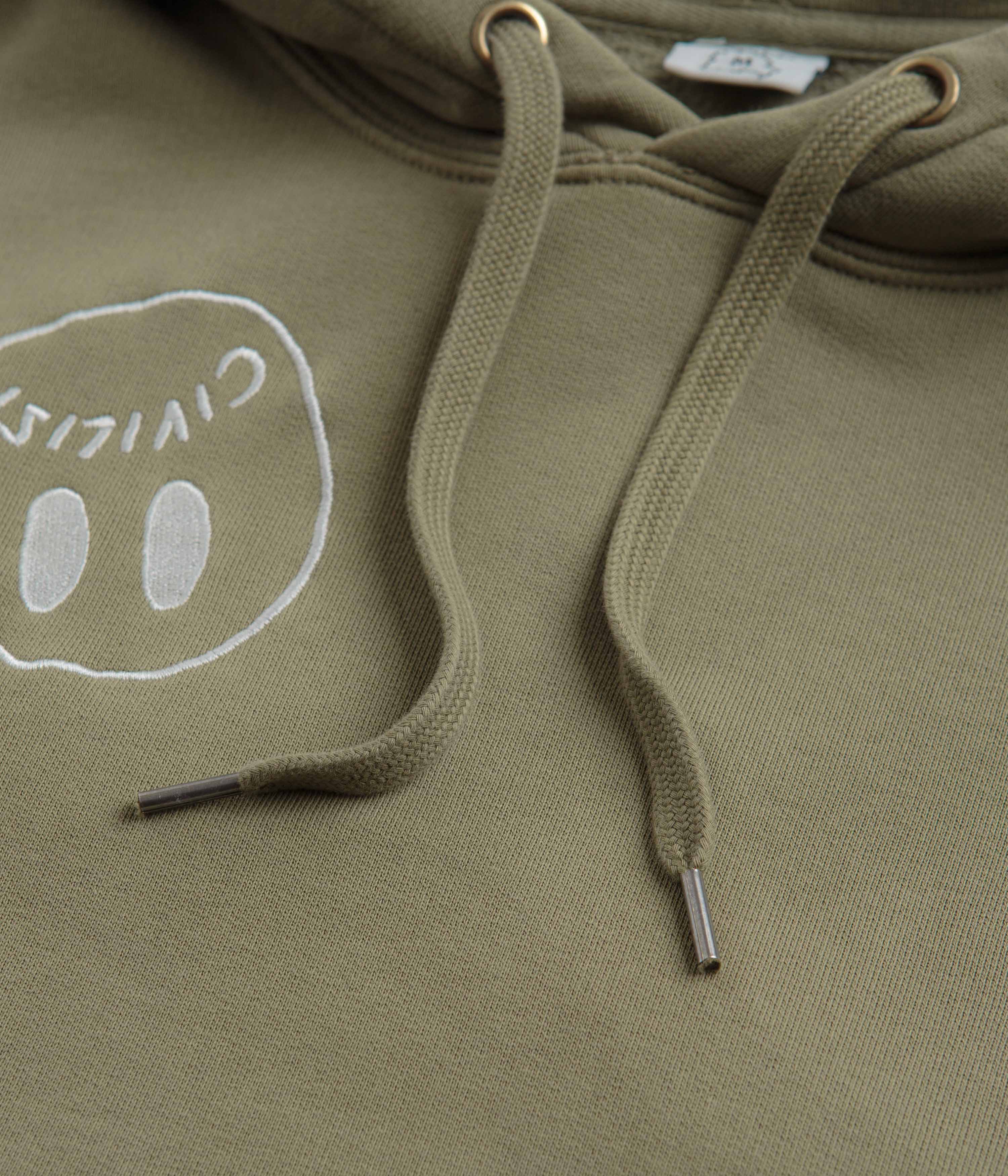 Civilist Allover Smiler Hoodie - Olive - Image 3