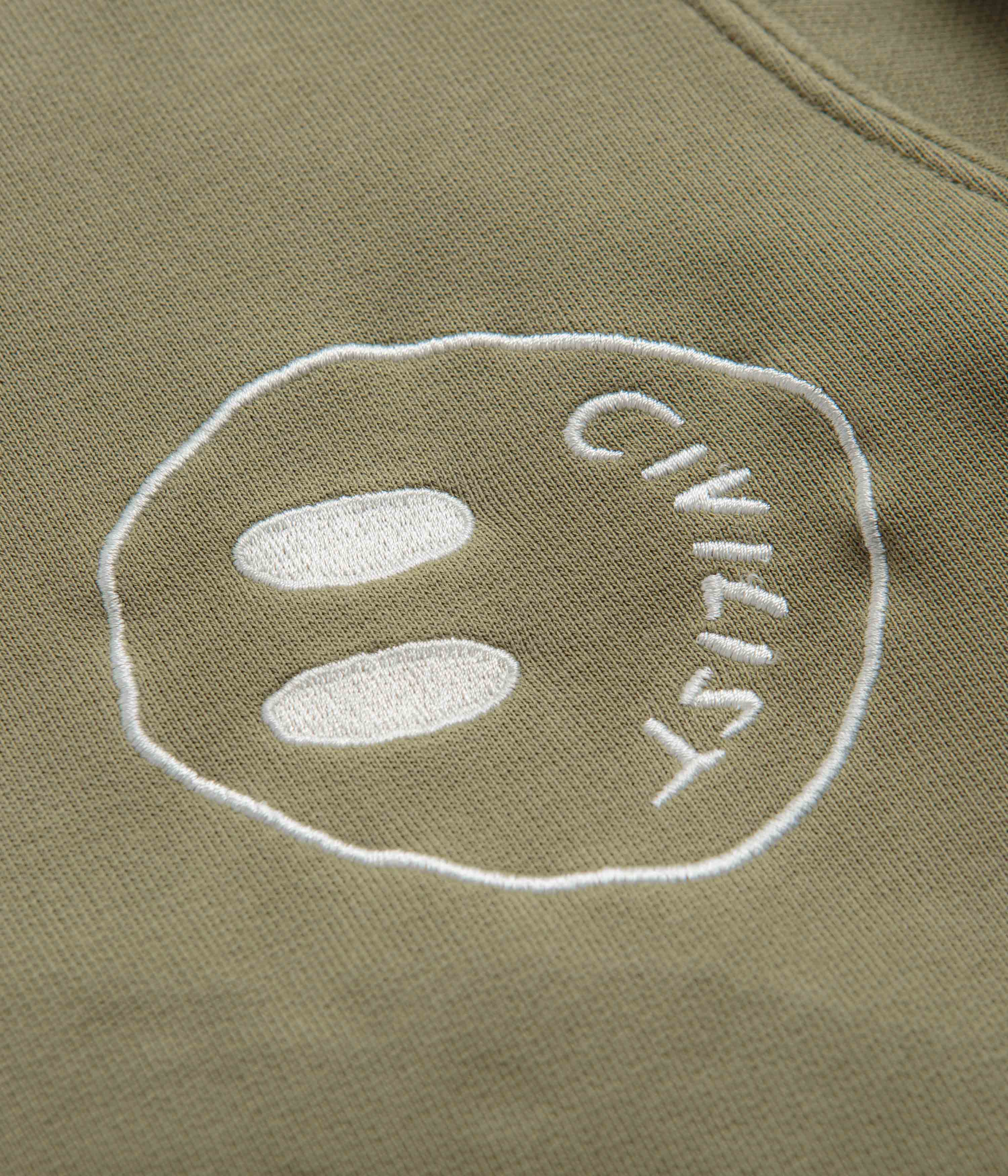 Civilist Allover Smiler Hoodie - Olive - Image 4