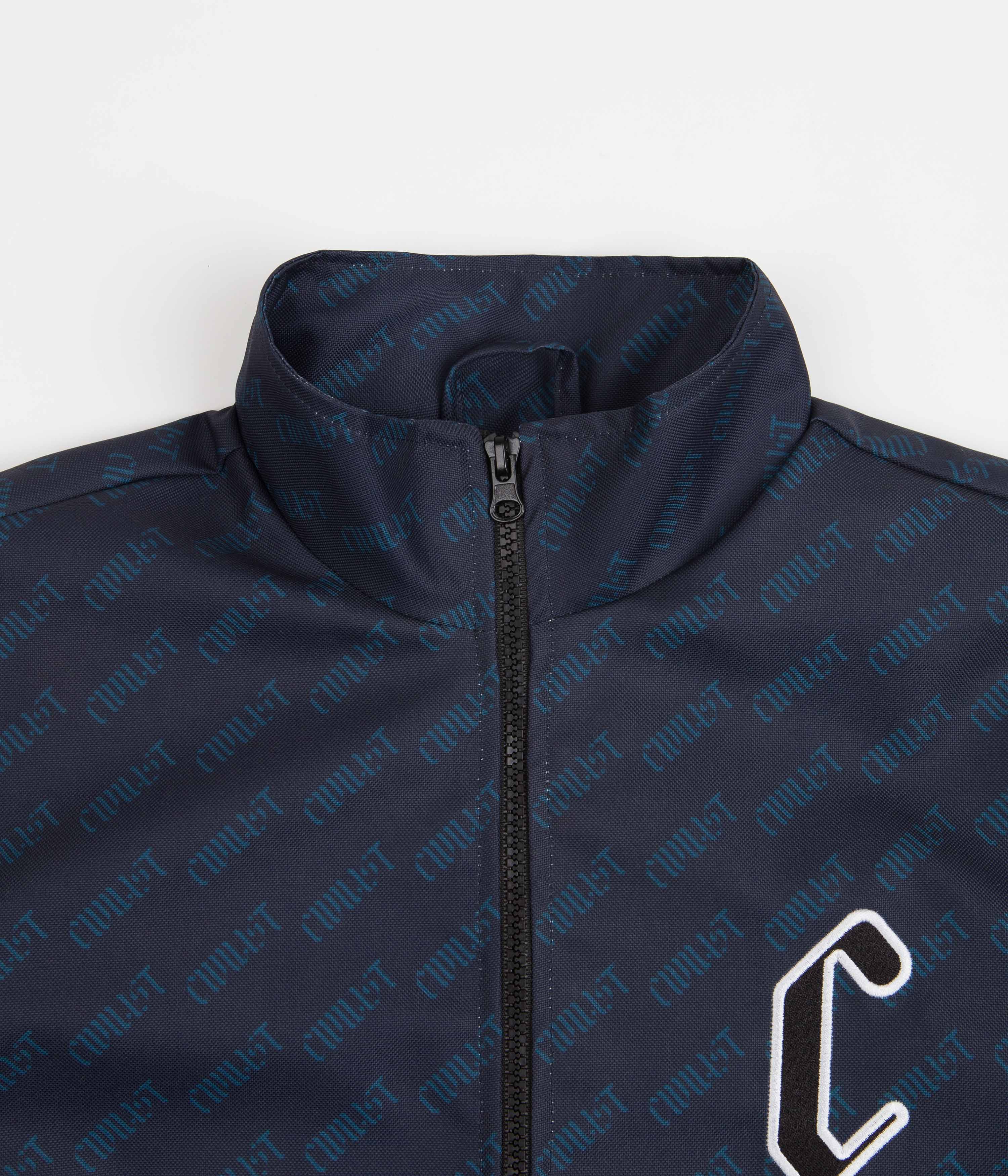 Civilist Allover Summer Track Jacket - Dark Navy / Petrol - Image 4