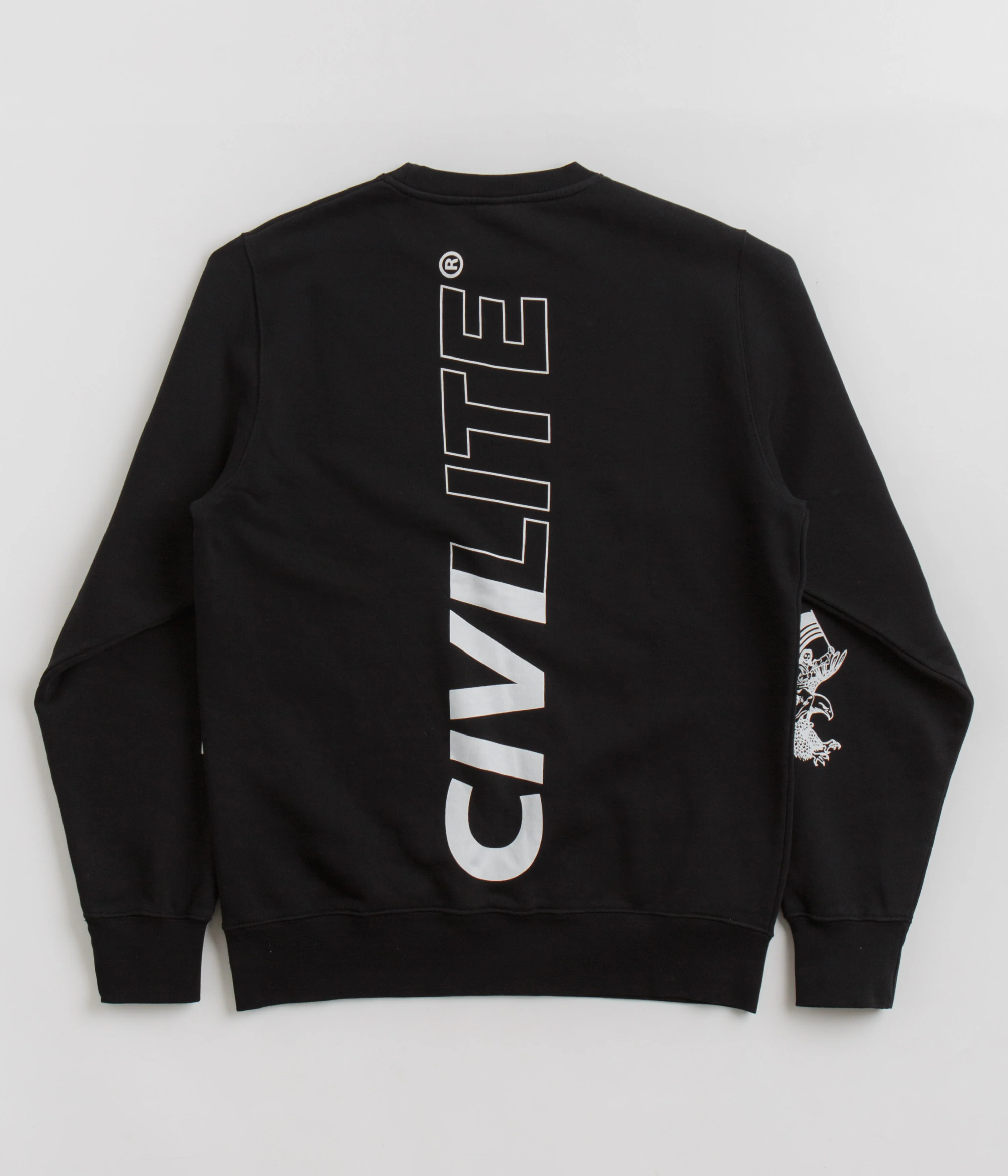 Civilist Fata Morgana Crewneck Sweatshirt - Black - Image 2