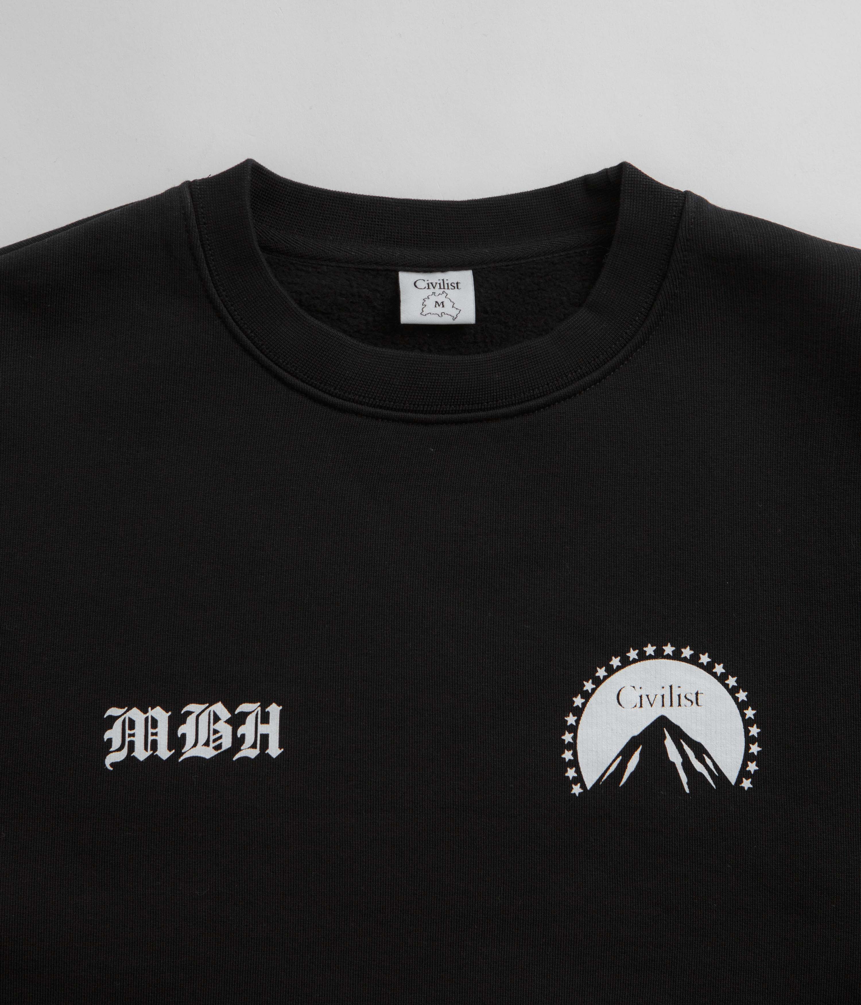 Civilist Fata Morgana Crewneck Sweatshirt - Black - Image 5