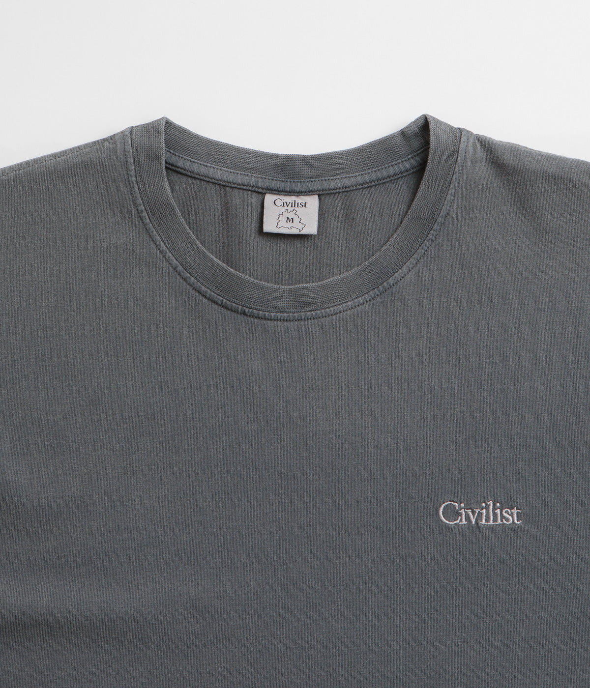 Civilist Mini Logo T-Shirt - Pepper - Image 2