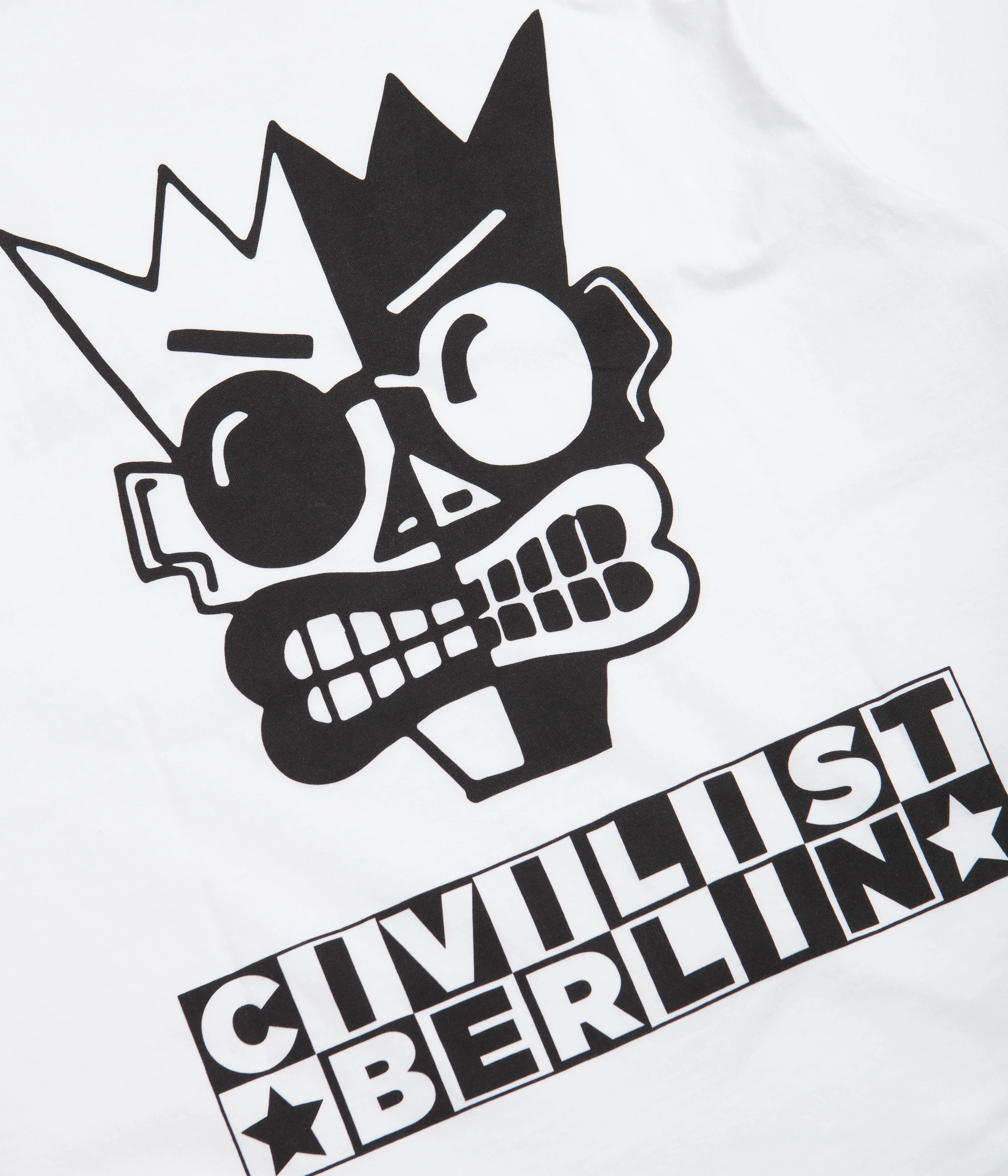 Civilist Monochrome T-Shirt - White - Image 6