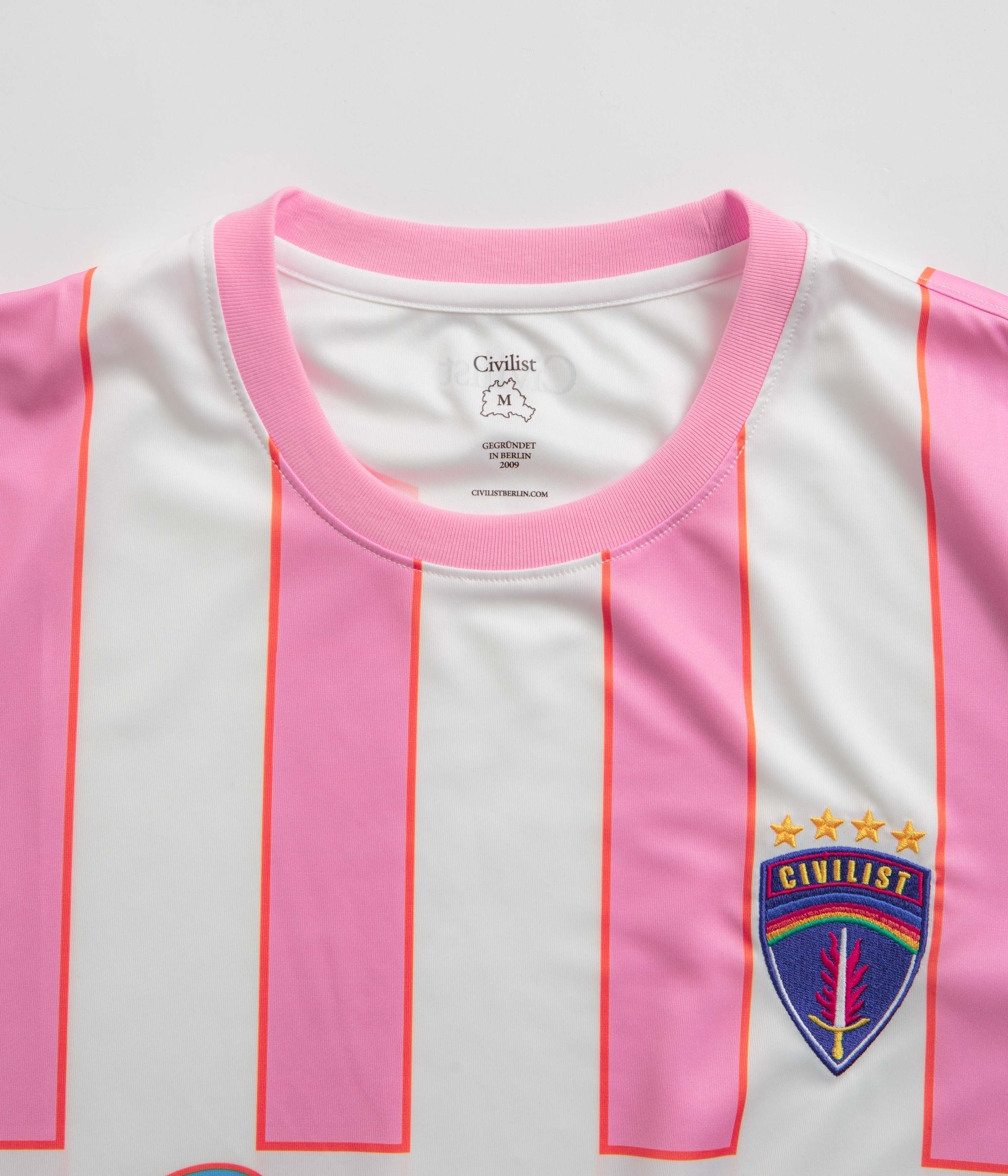 Civilist Striped Jersey - Pink / Blue - Image 3