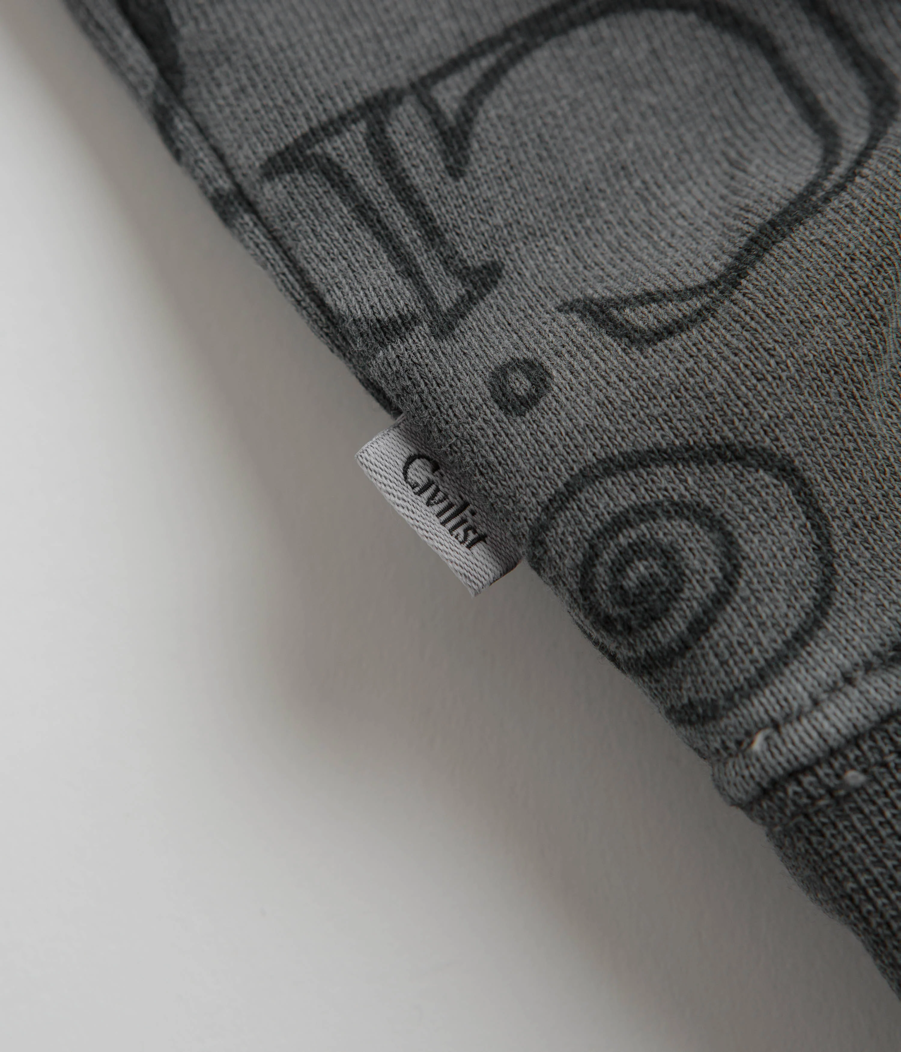 Civilist Team AOP Hoodie - Washed Black - Image 5