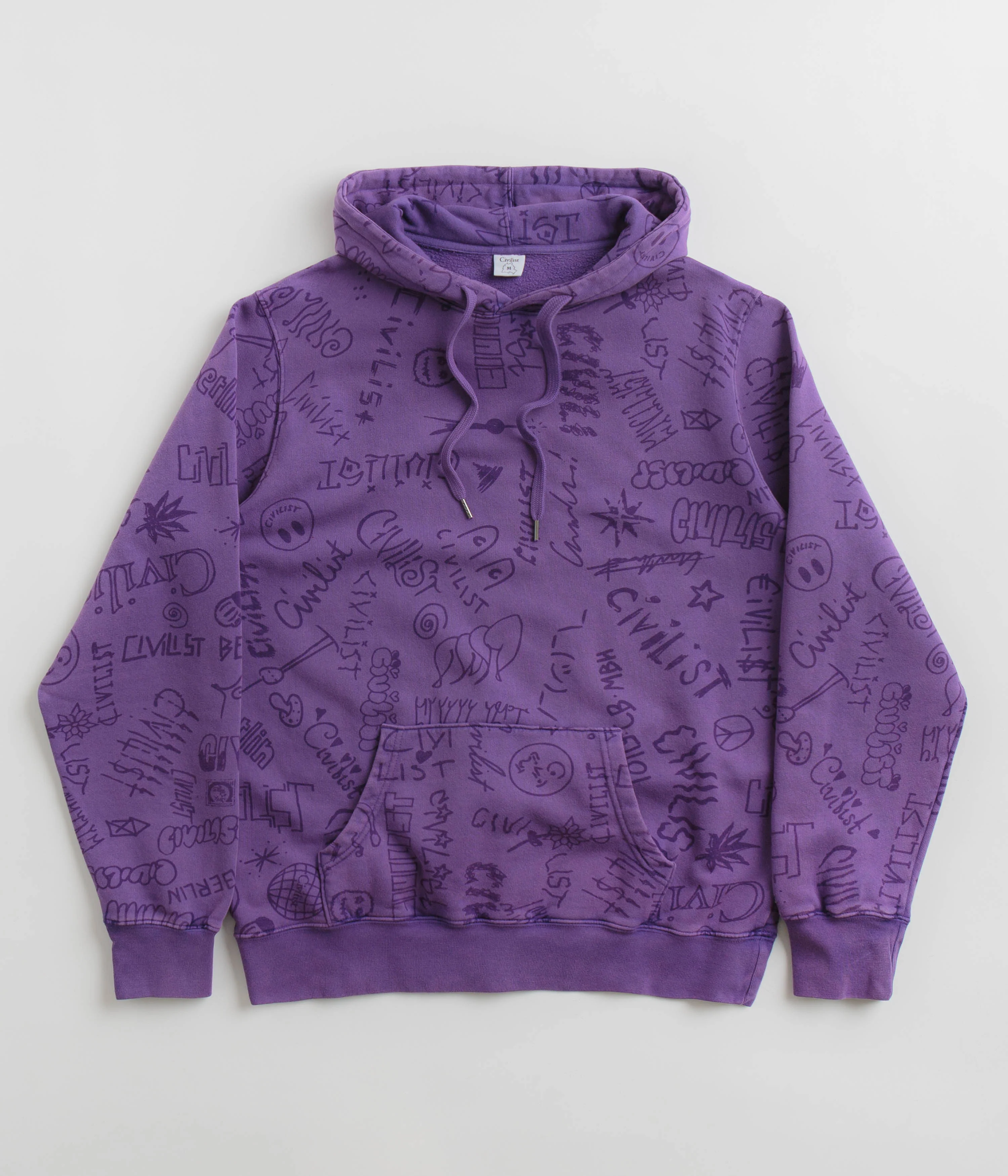 Civilist Team AOP Hoodie - Washed Purple
