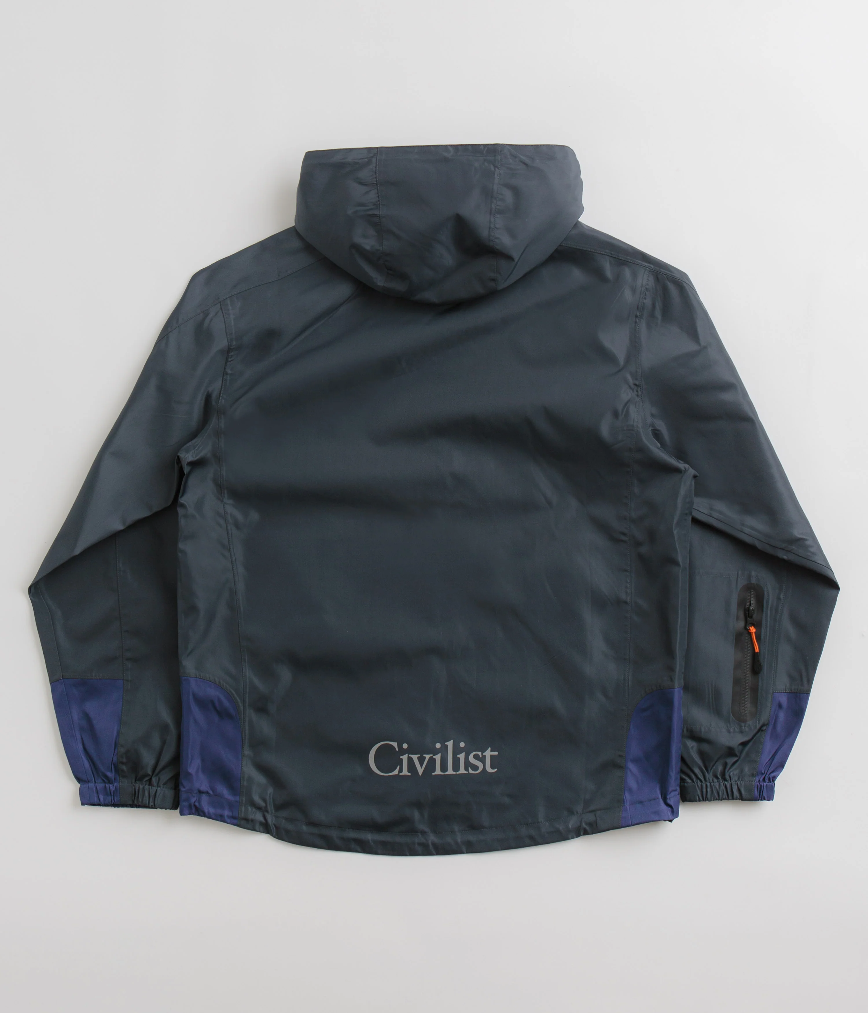 Civilist Tech Jacket - Charcoal / Blue - Image 3