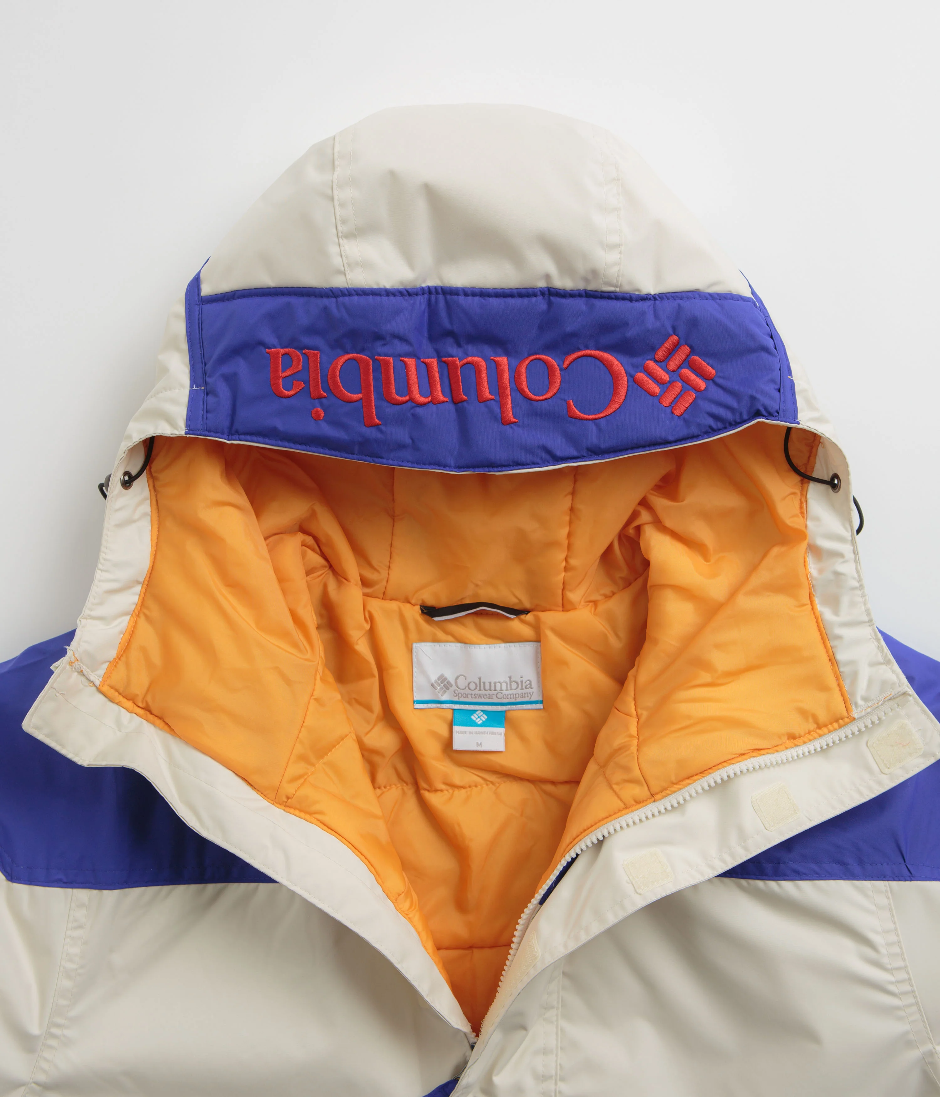 Columbia Challenger II Insulated Pullover Jacket - Chalk / Clematis Blue - Image 7