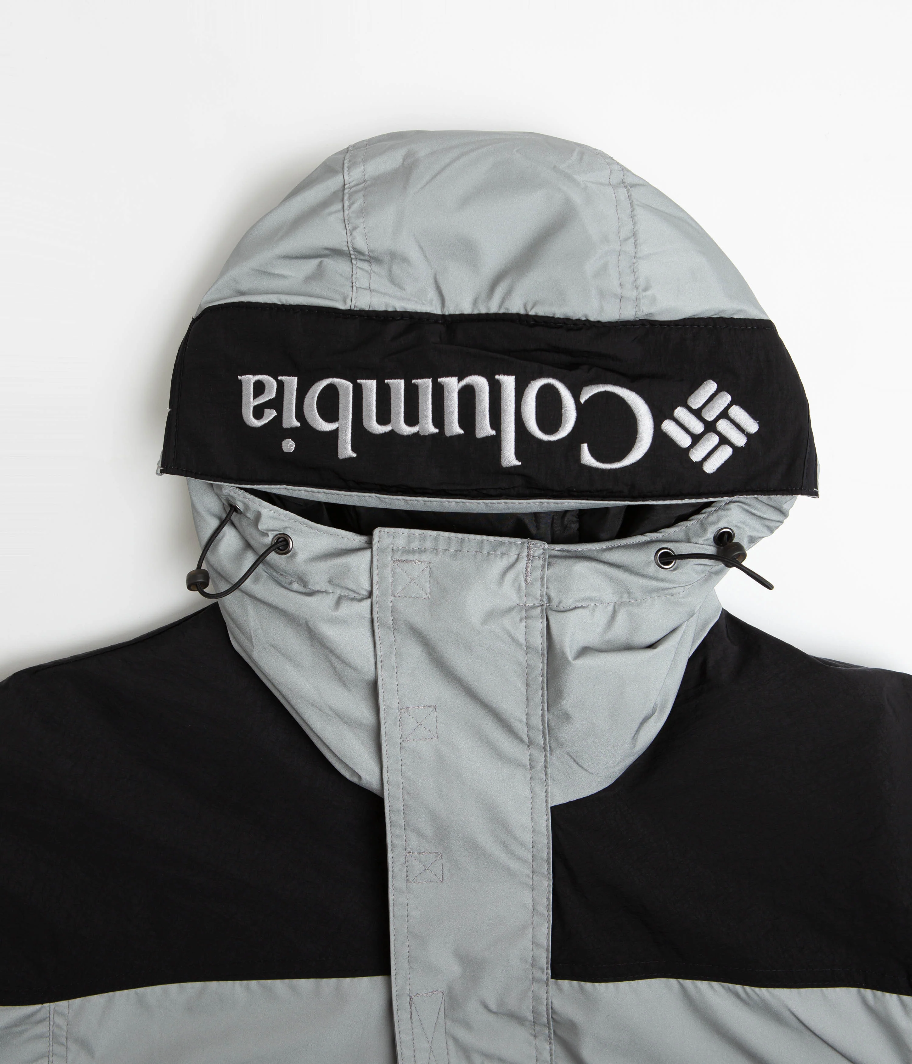 Columbia Challenger Remastered Pullover Jacket - Silver Sheen / Black - Image 6