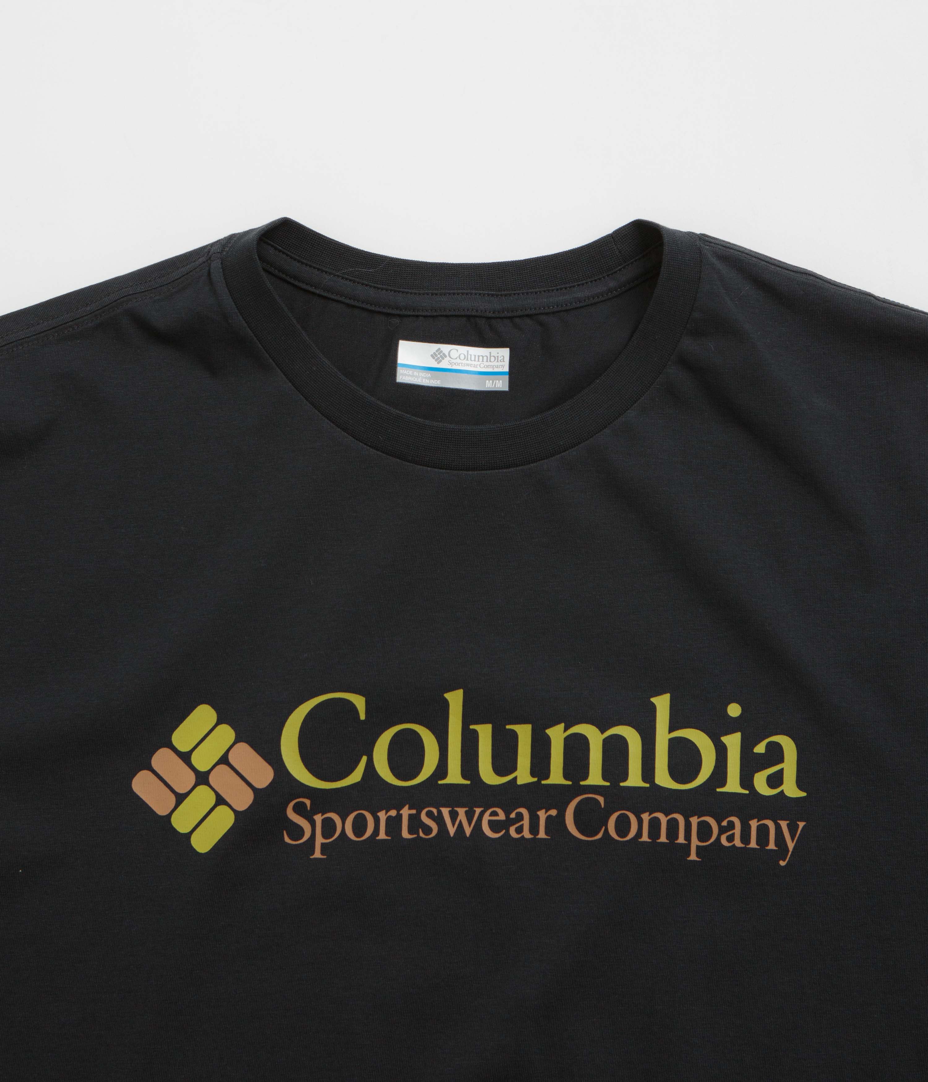 Columbia CSC Basic Logo T-Shirt - Black / CSC Retro Logo / White - Image 2