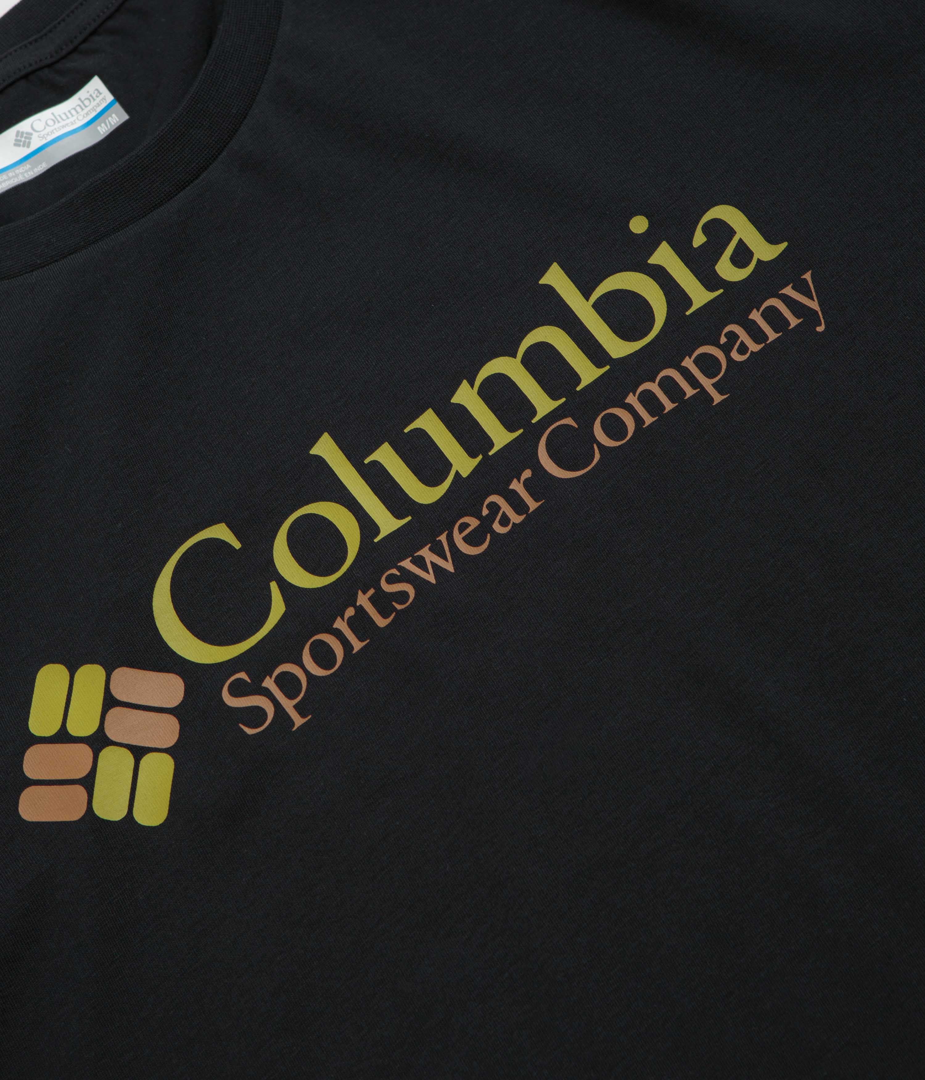 Columbia CSC Basic Logo T-Shirt - Black / CSC Retro Logo / White - Image 3
