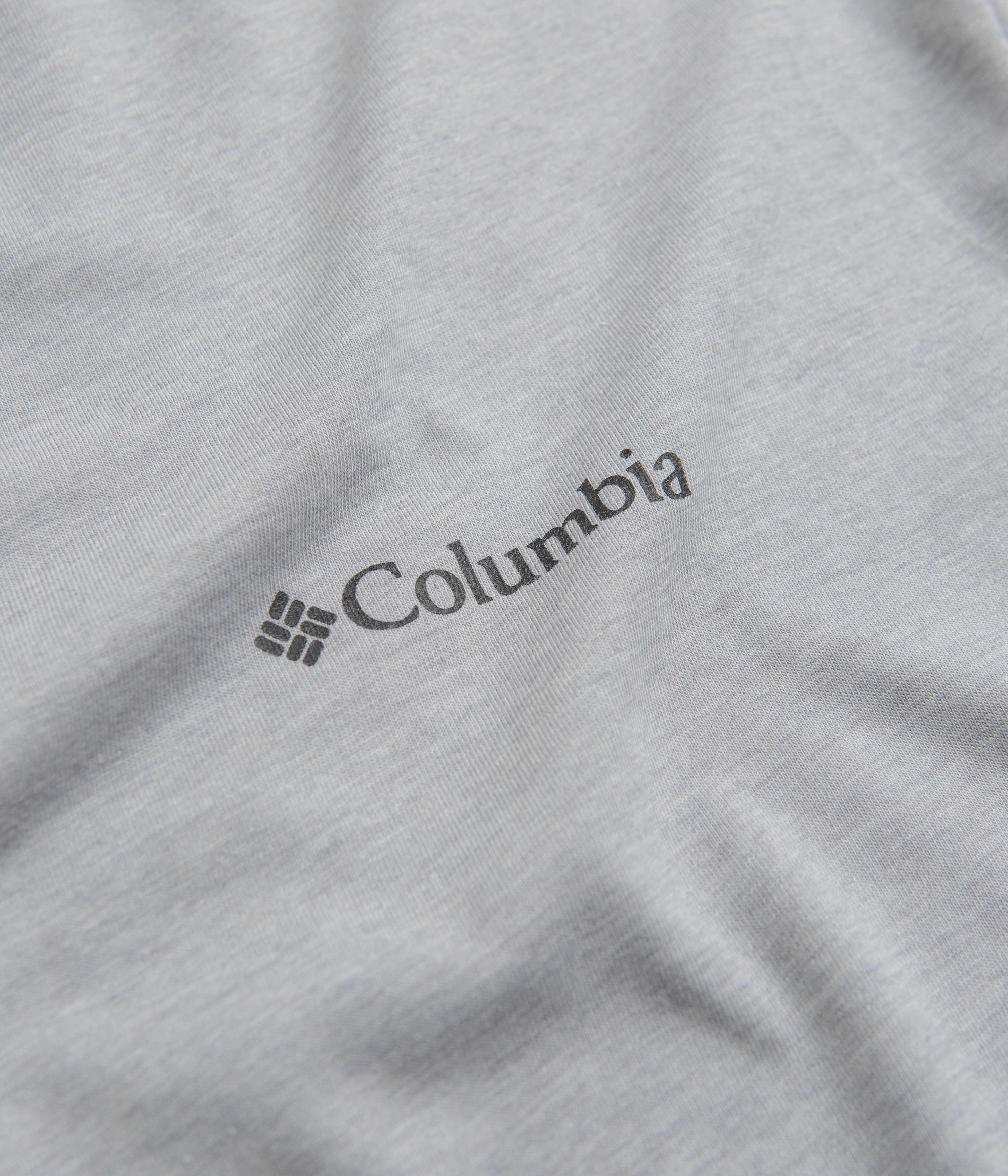 Columbia CSC Basic Logo T-Shirt - Grey Heather / Black - Image 3