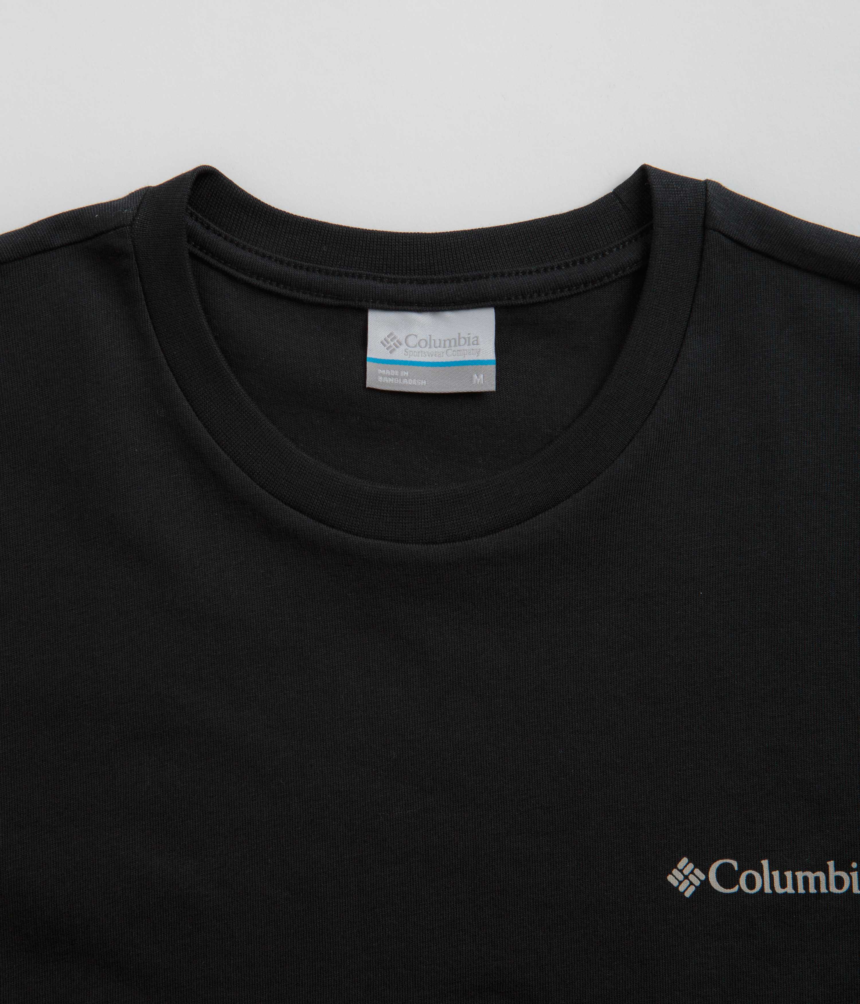 Columbia Explorers Canyon Back T-Shirt - Black / Epicamp Graphic - Image 4