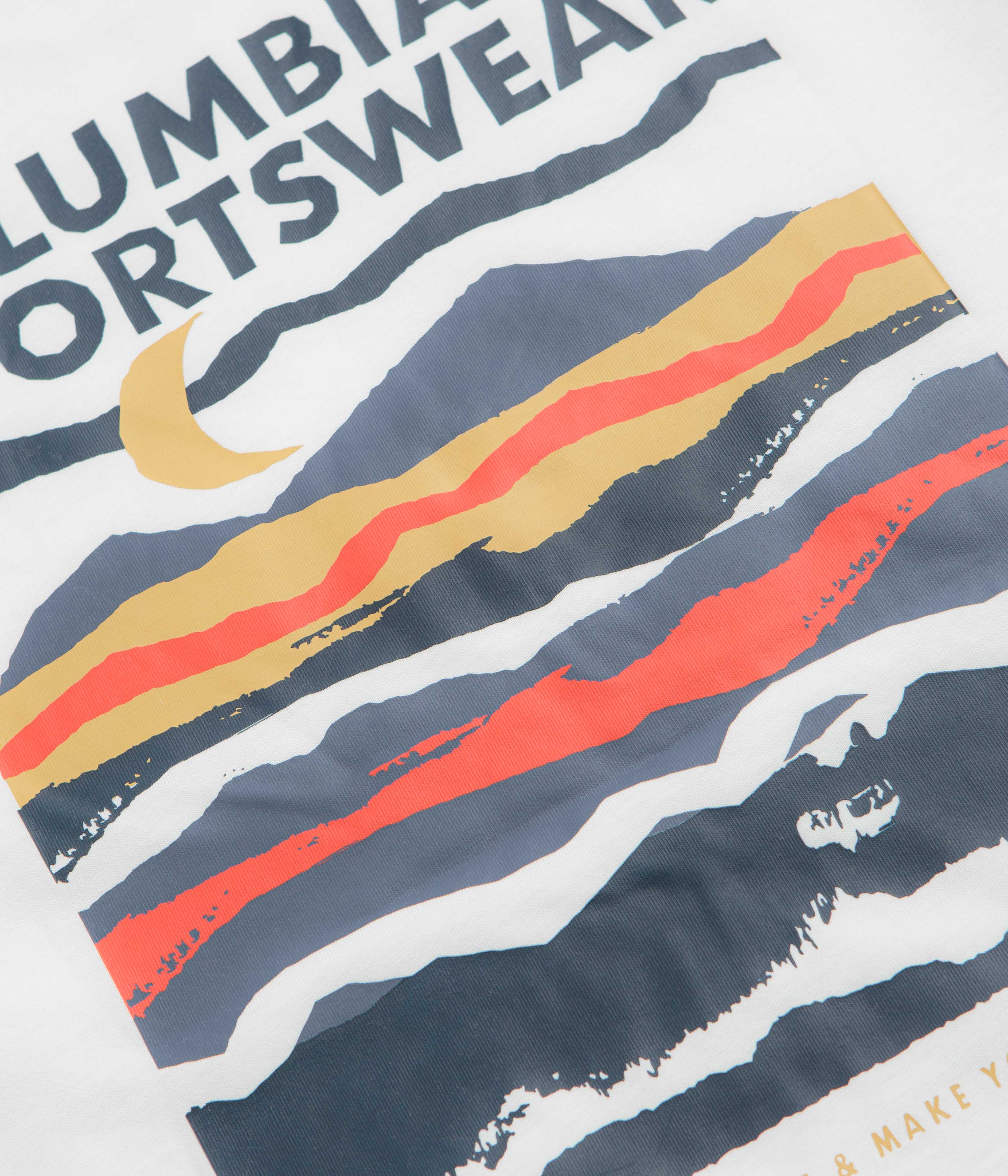 Columbia Explorers Canyon Back T-Shirt - White / Torn Moonscape - Image 6