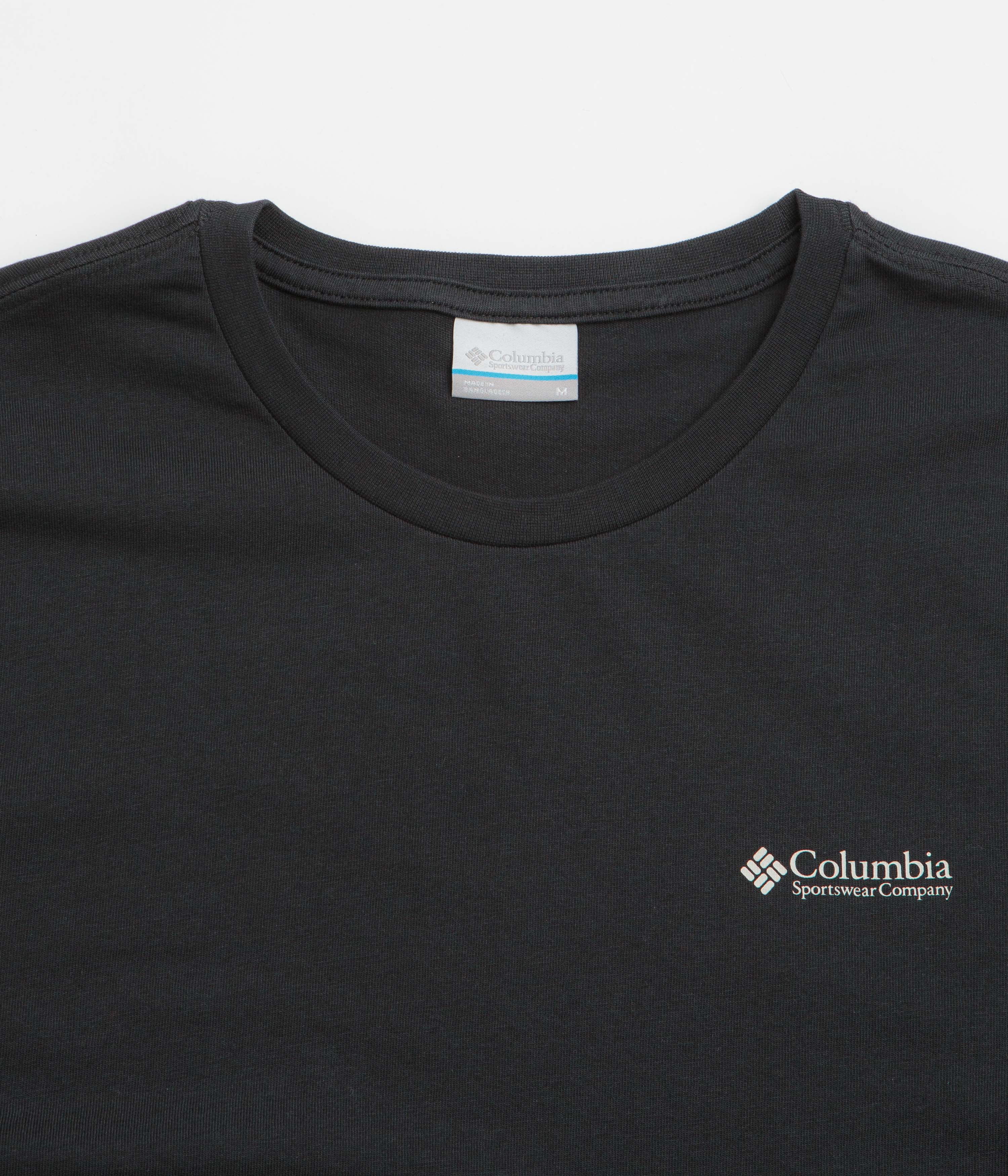 Columbia Explorers Canyon Long Sleeve T-Shirt - Black / Branded Blanket - Image 3
