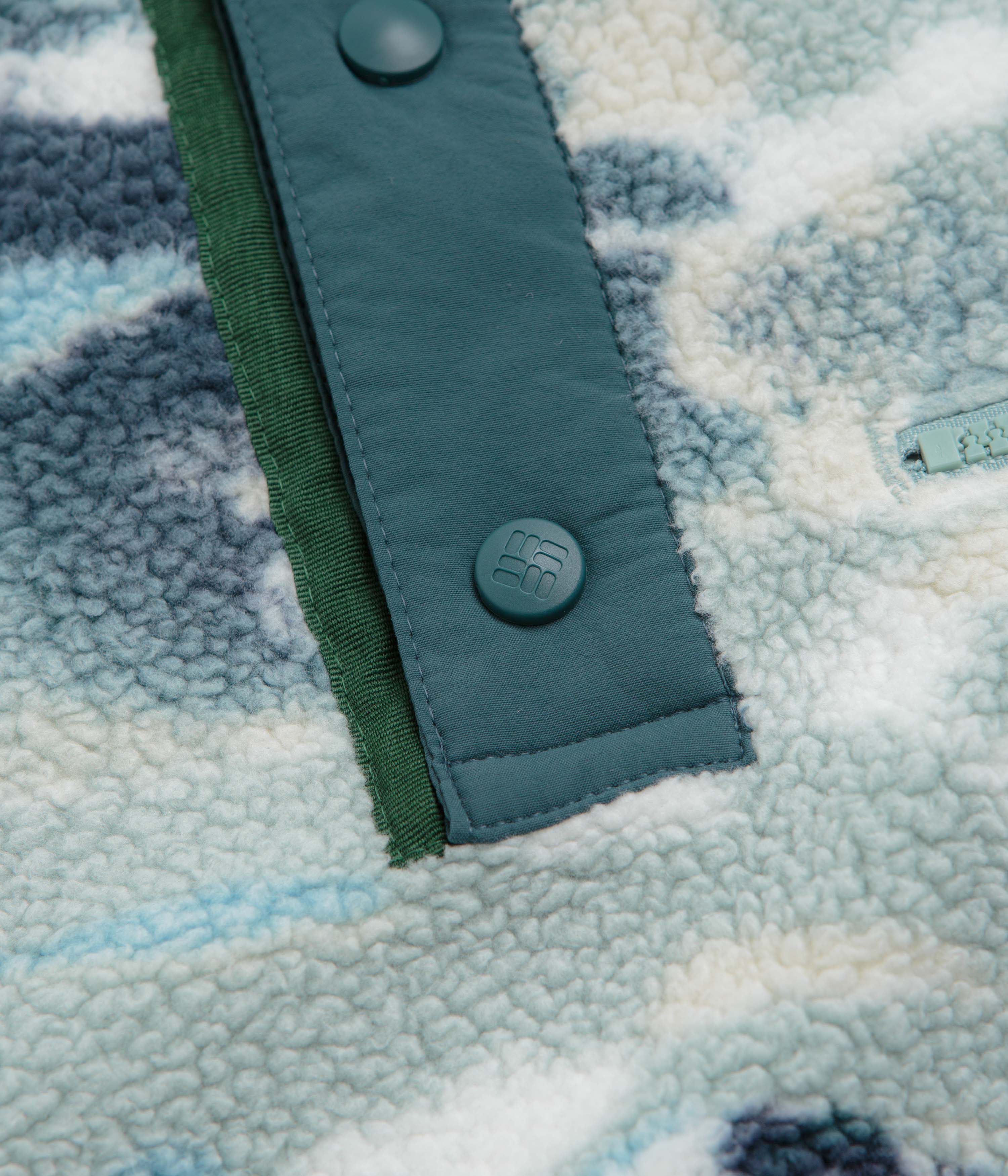 Columbia Helvetia II Printed Half Snap Fleece - Crushed Blue / Sisters - Image 4
