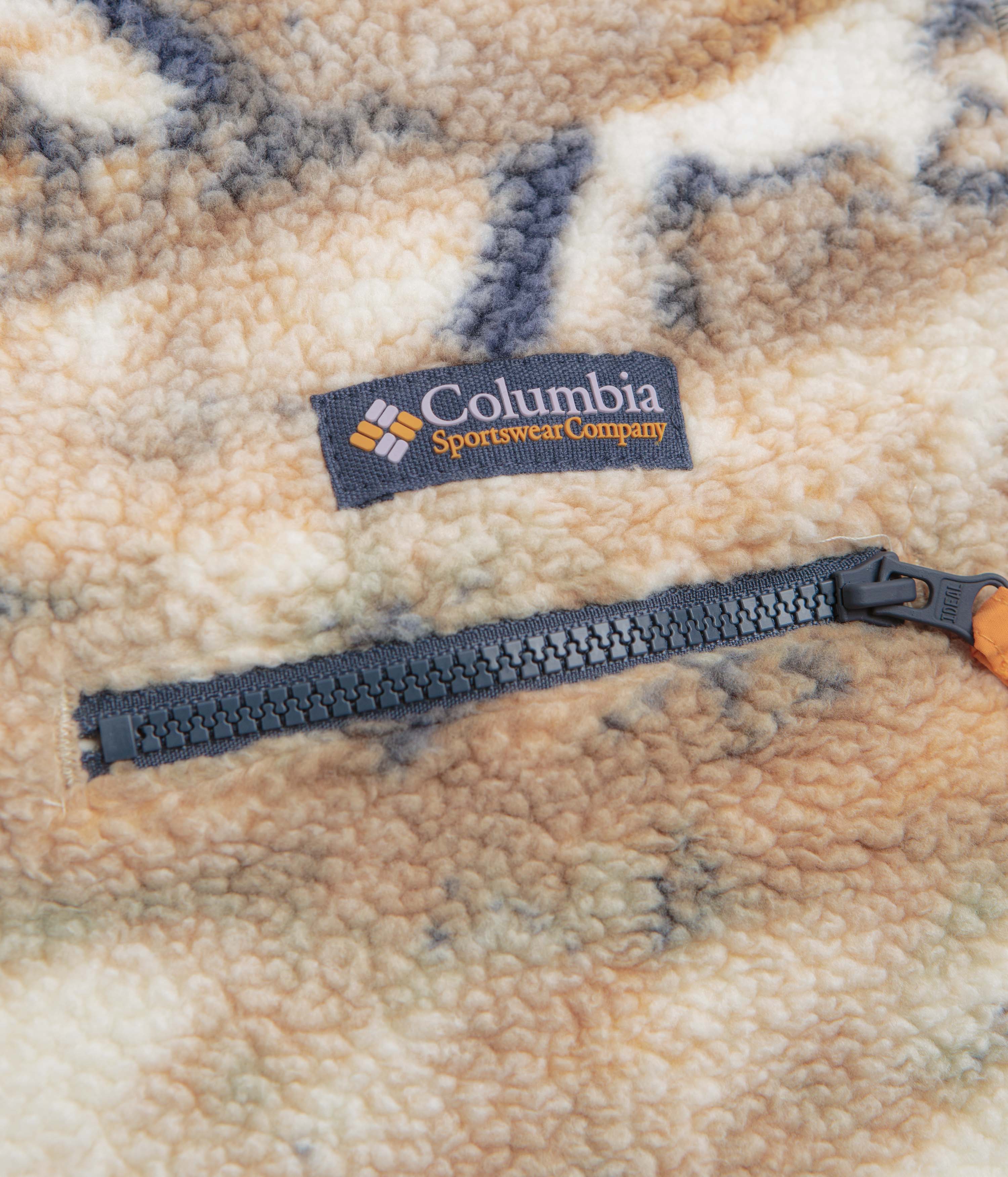 Columbia Helvetia II Printed Half Snap Fleece - Lemon Wash Roaming - Image 2