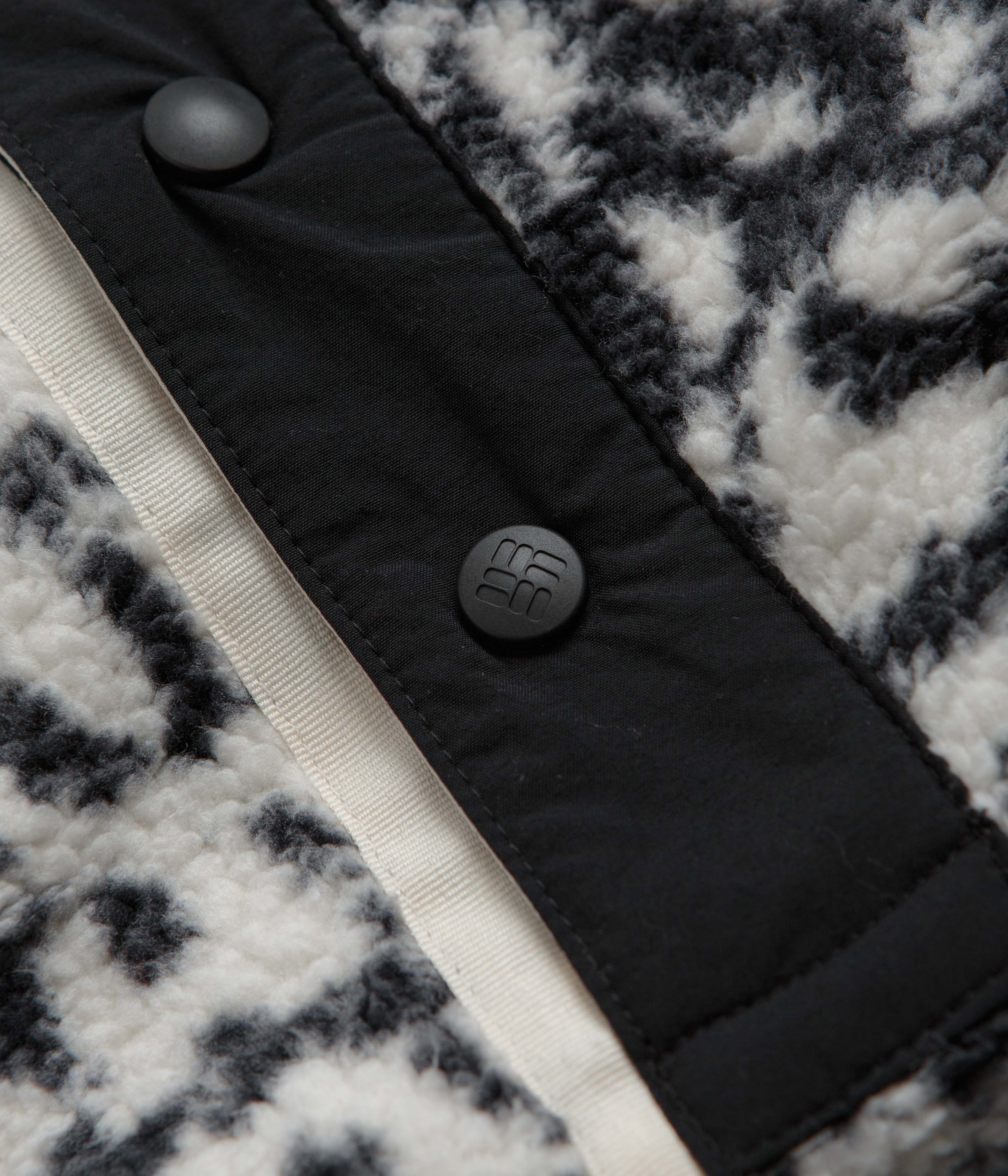 Columbia Helvetia II Printed Hoodie - Black Stippled Stripe - Image 5