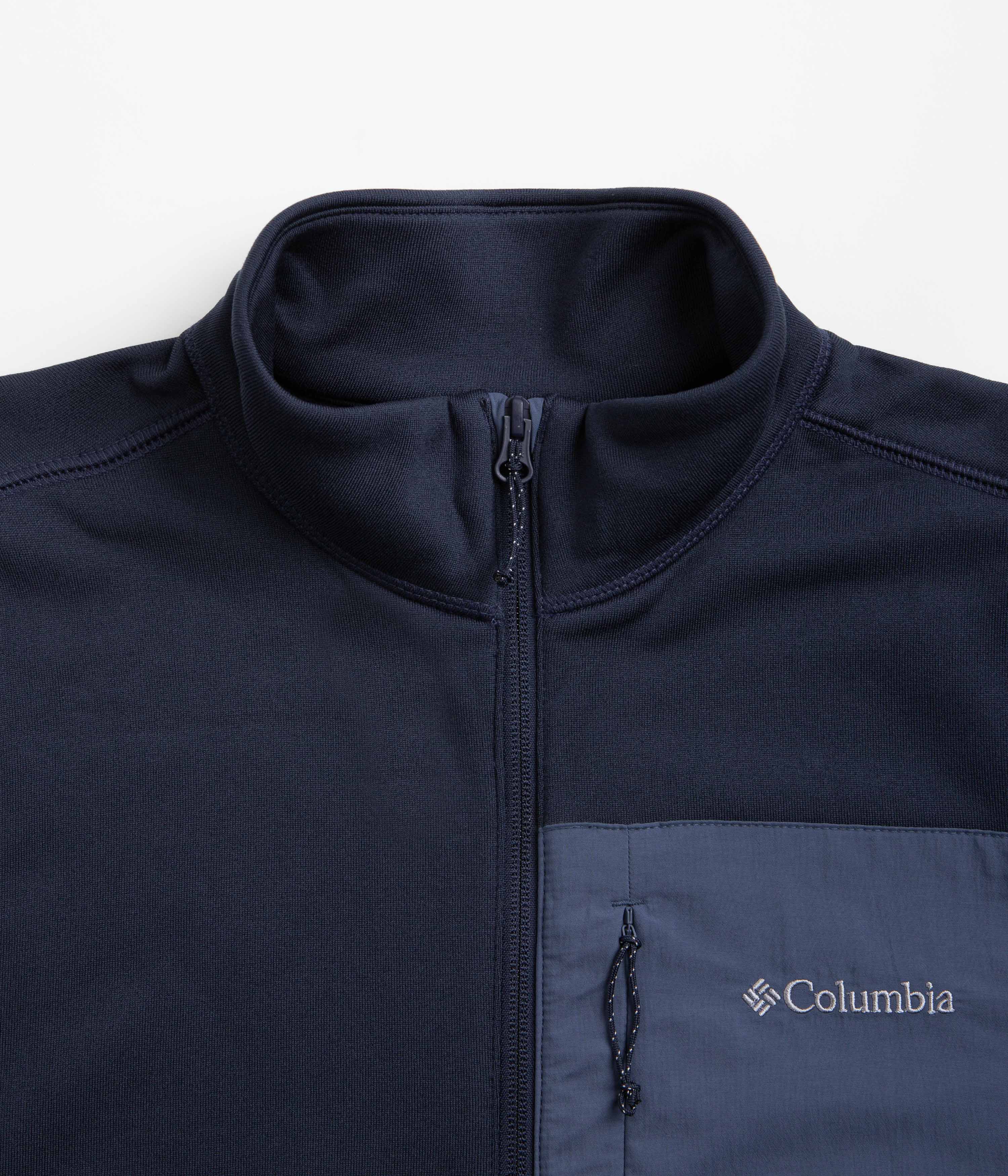 Columbia Hike Half Zip Fleece - Collegiate Navy / Dark Mountain - Image 5