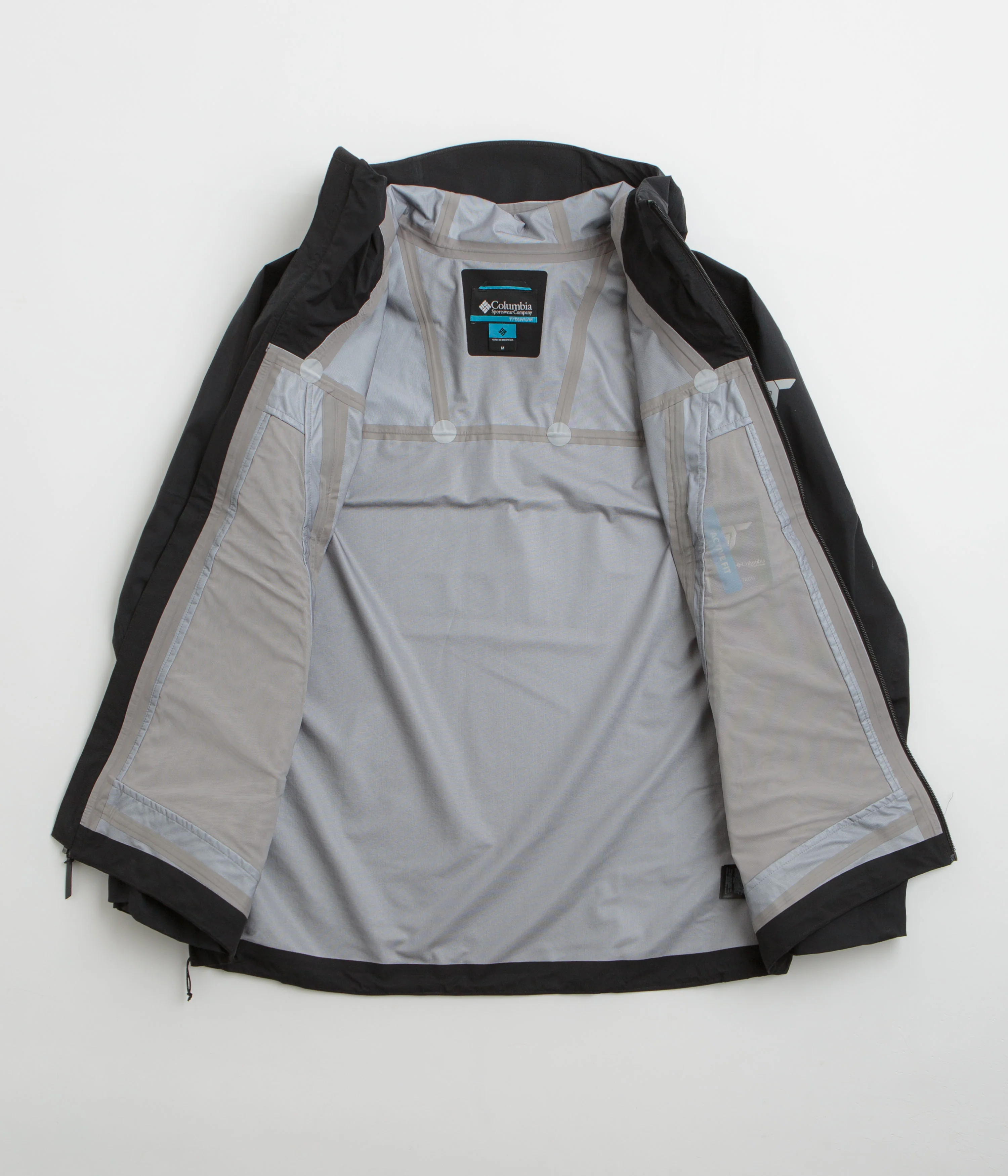 Columbia Northwest Explorer 3L Shell Jacket - Black - Image 2