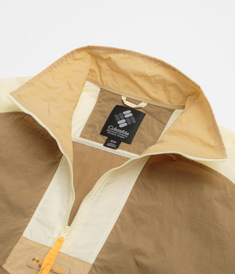 Columbia Riptide II Retro Windbreaker Anorak - Delta / Lemon Wash - Image 4