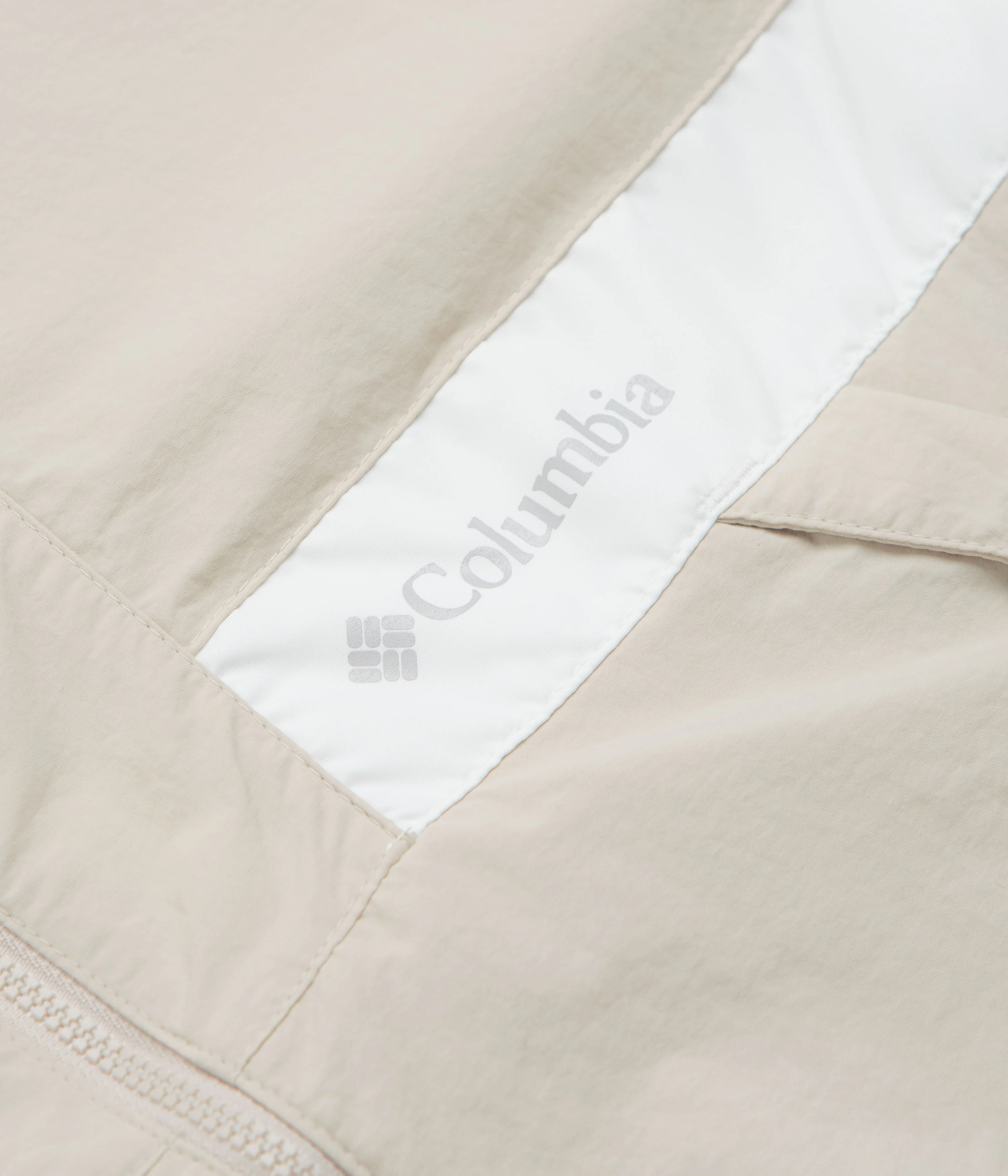 Columbia Spire Valley Hooded Windbreaker Jacket - Dark Stone / White - Image 5
