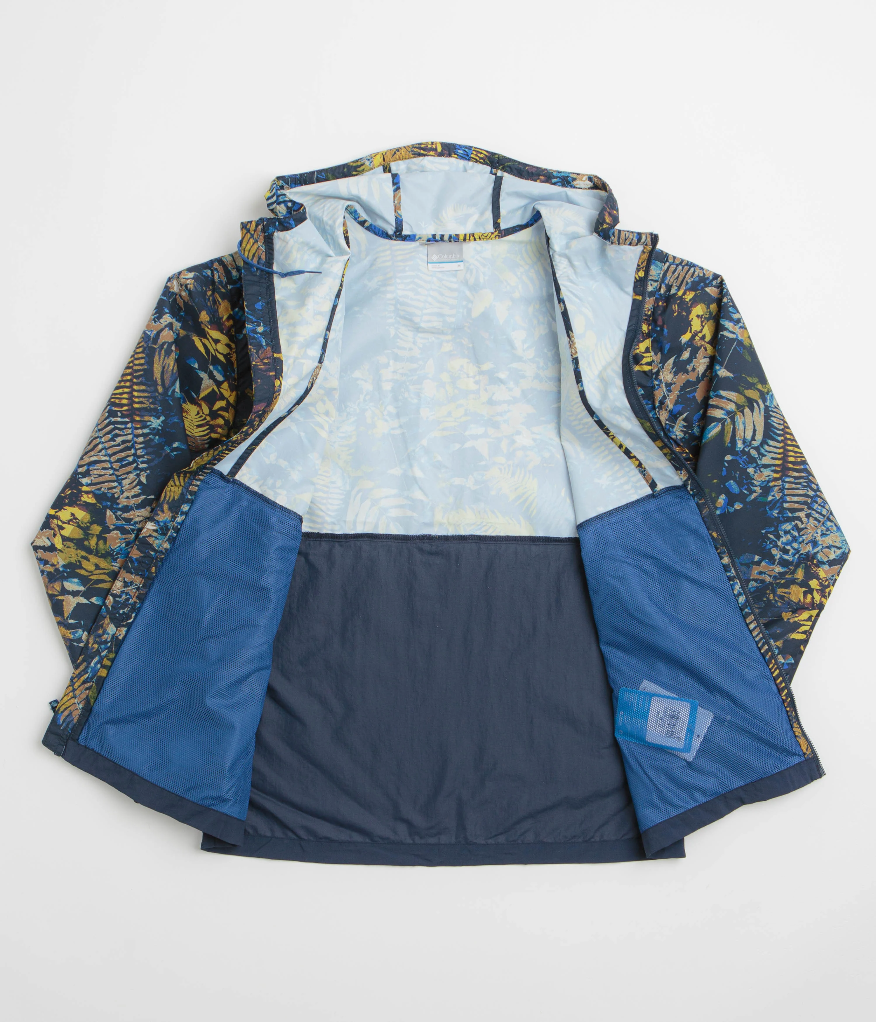 Columbia Challenger II Printed Windbreaker Jacket - Mountain Blue Geofern / Collegiate Navy - Image 2