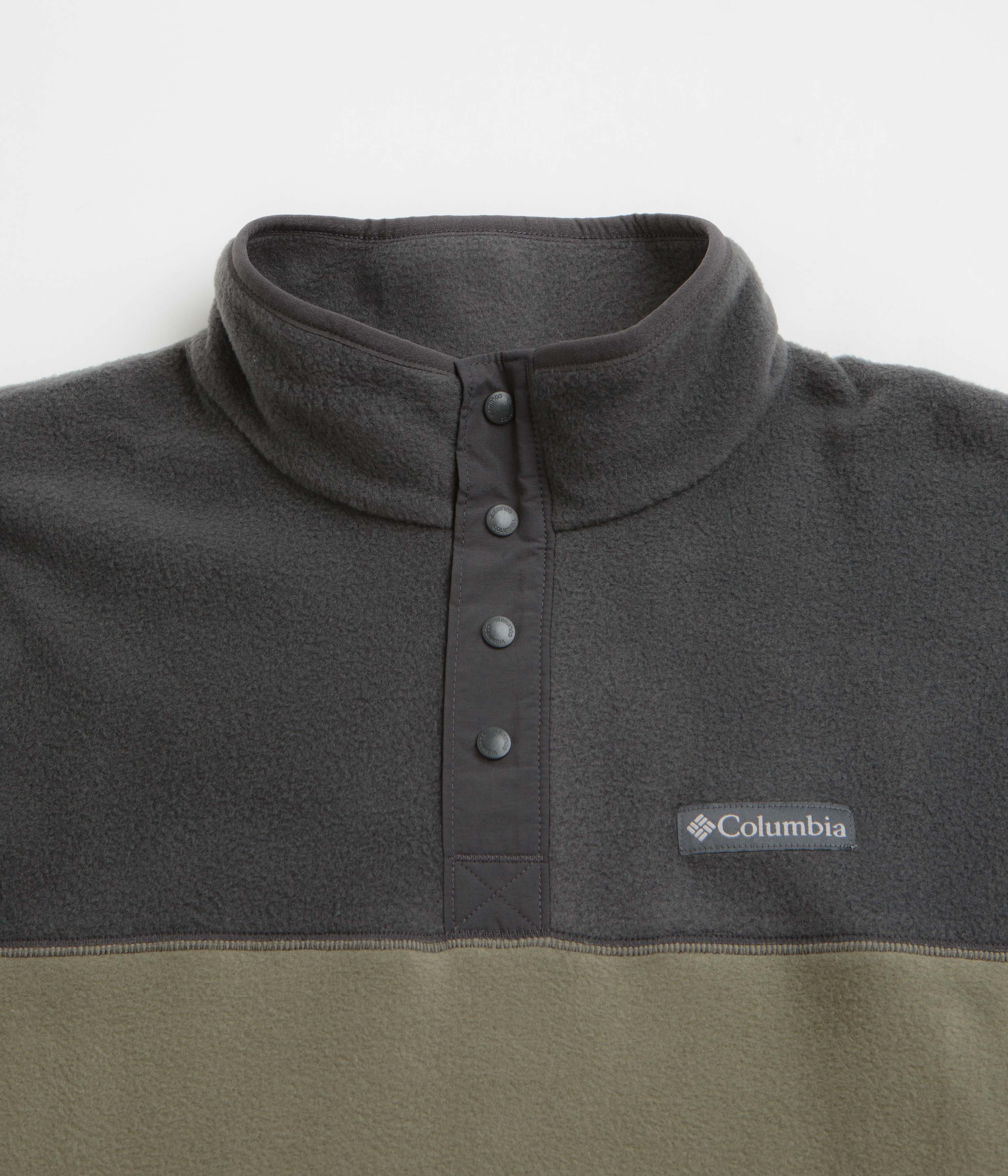 Columbia Steens Mountain II Half Snap Fleece - Stone Green / Shark - Image 2