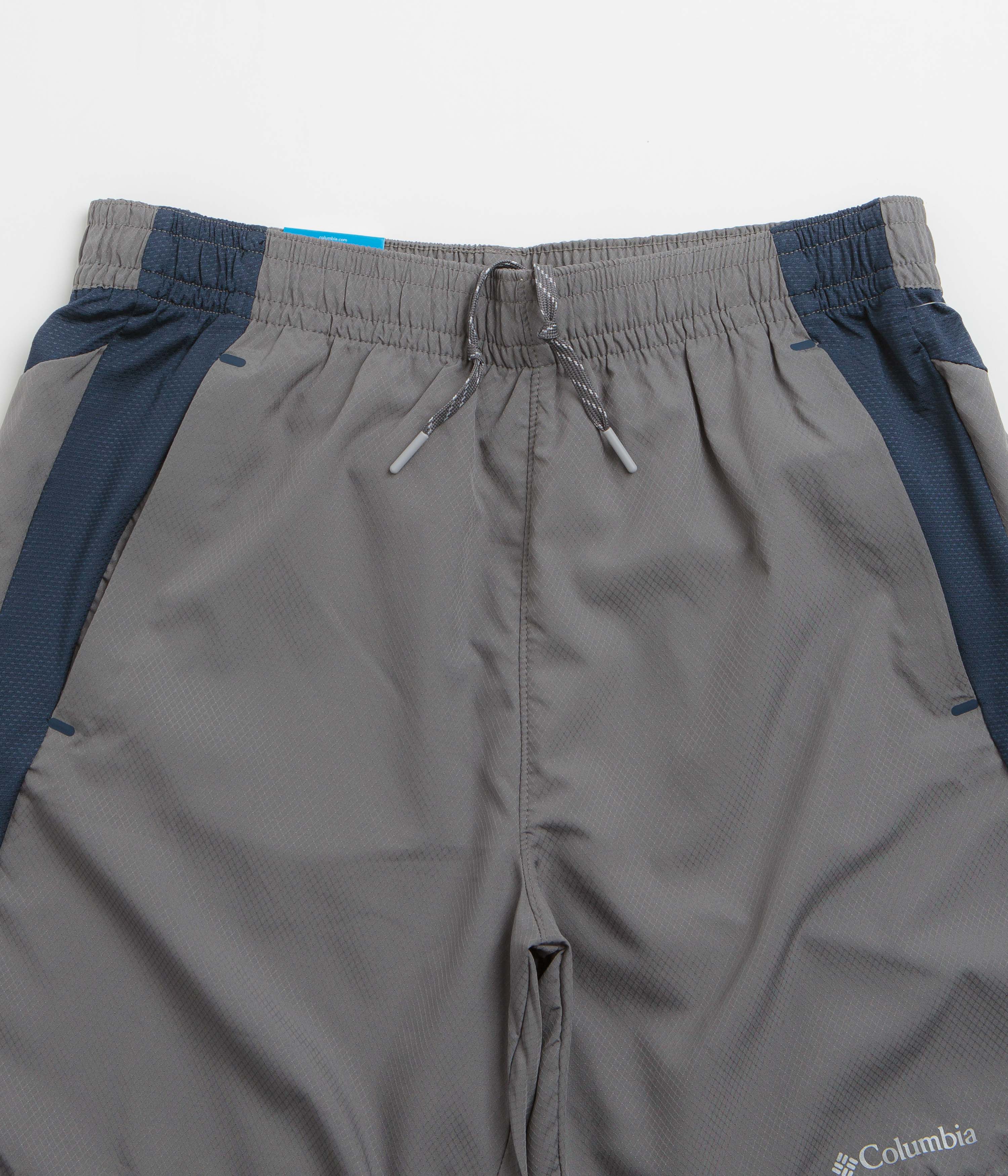 Columbia Three Pitch 7" Shorts - City Grey / Collegiate Navy - Image 4