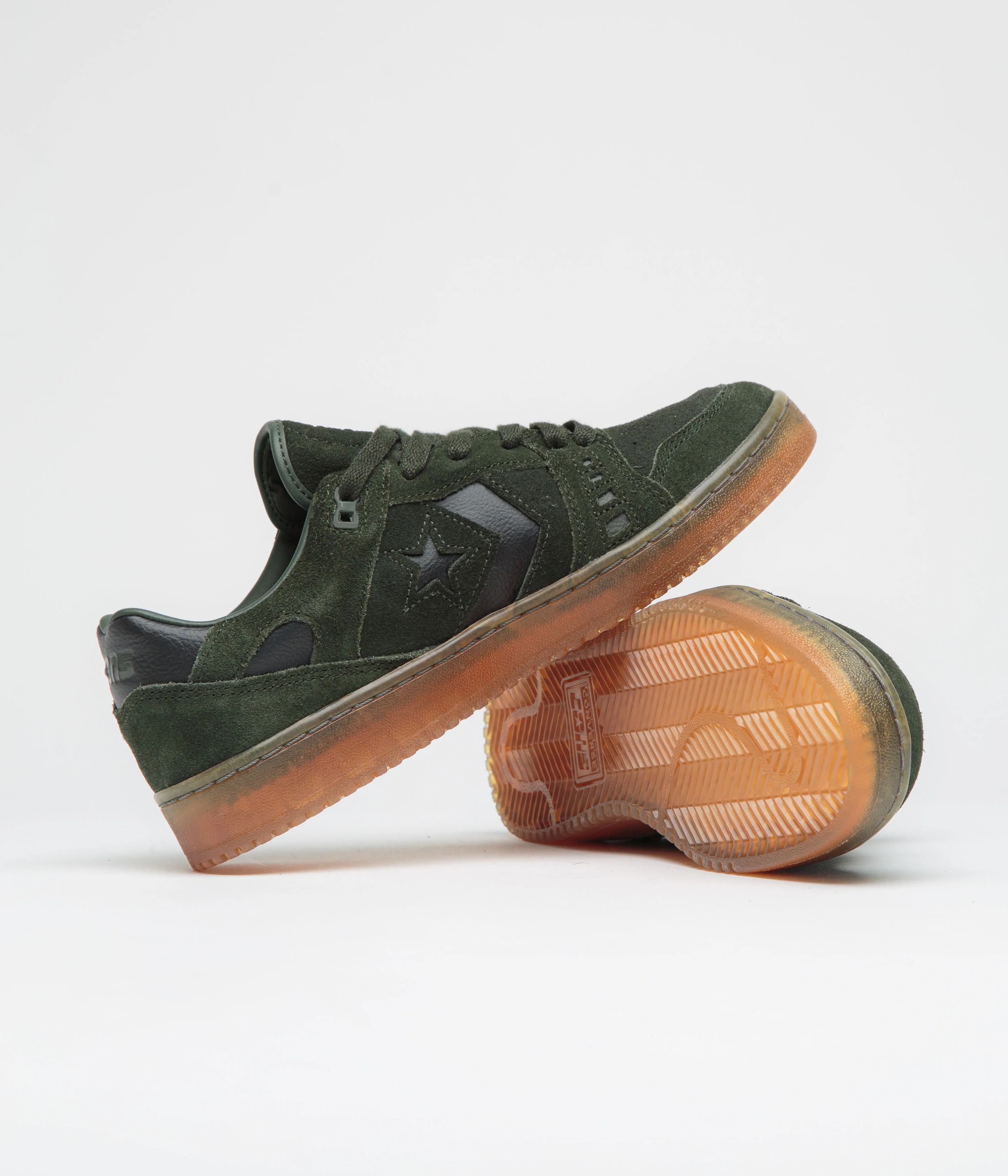 Converse AS-1 Pro Ox Shoes - Green Onyx / Dense Canopy / Black - Image 4