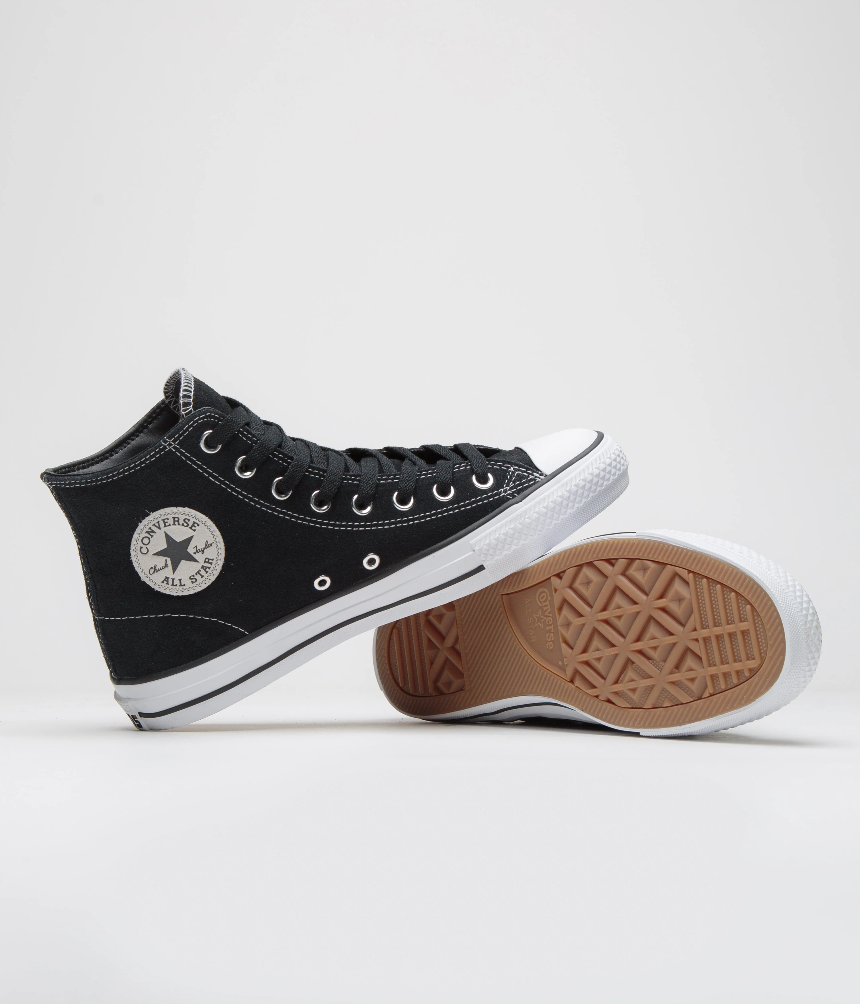 Converse Cons CTAS Pro Hi Shoes - Black / Black / White - Image 5
