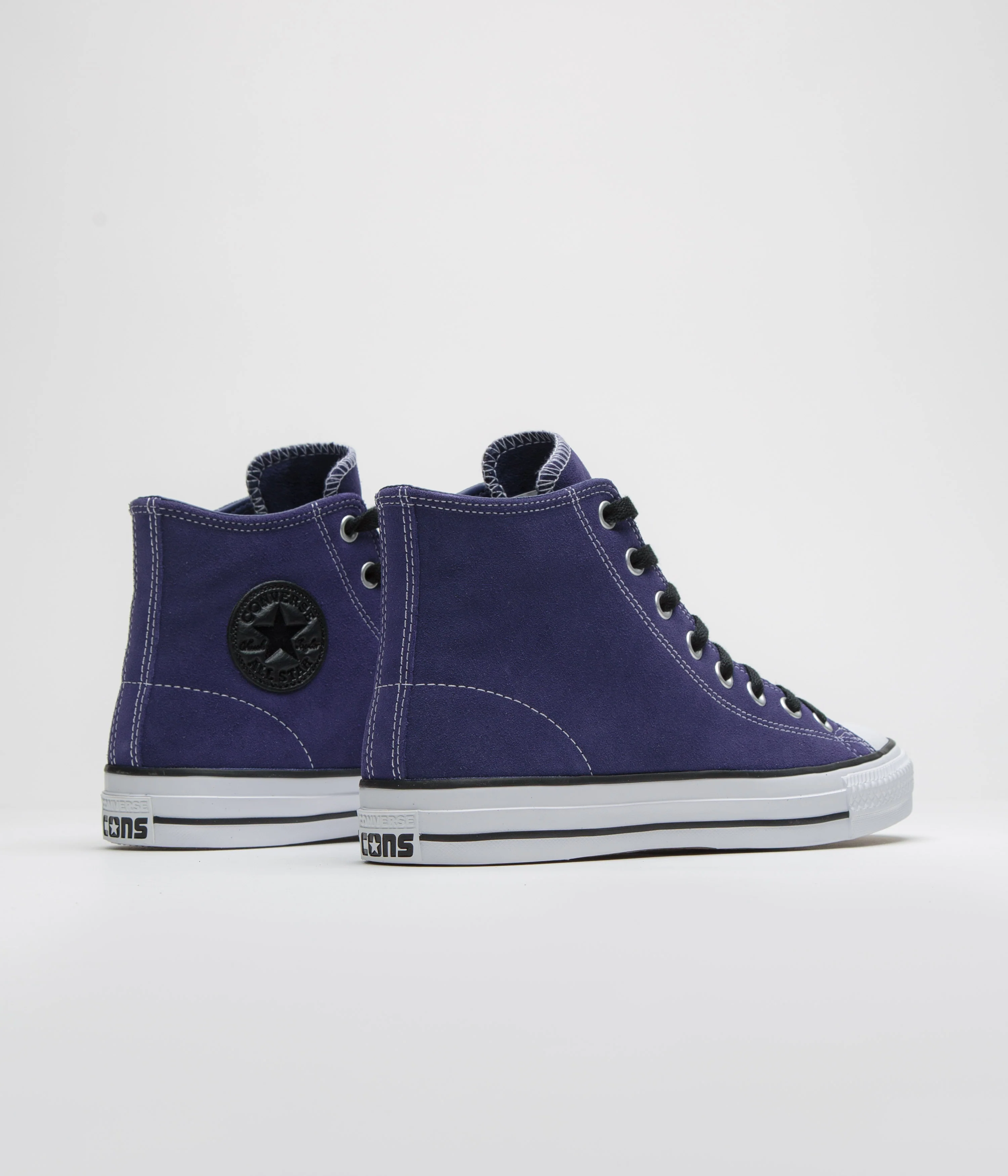 Converse Cons CTAS Pro Suede Shoes - Fresh Blueberry / Black / White - Image 3