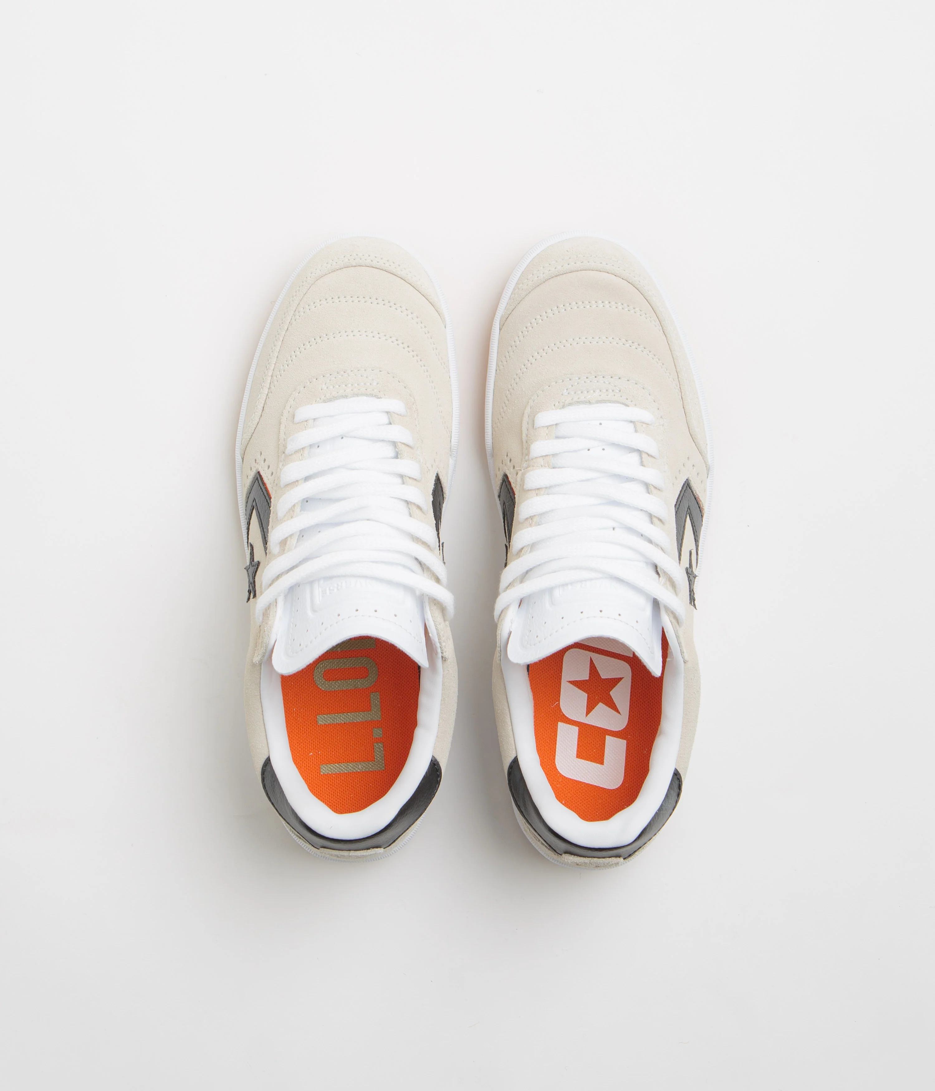 Converse Cons Louie Lopez Pro 2 Shoes - Egret / White / Orange - Image 7