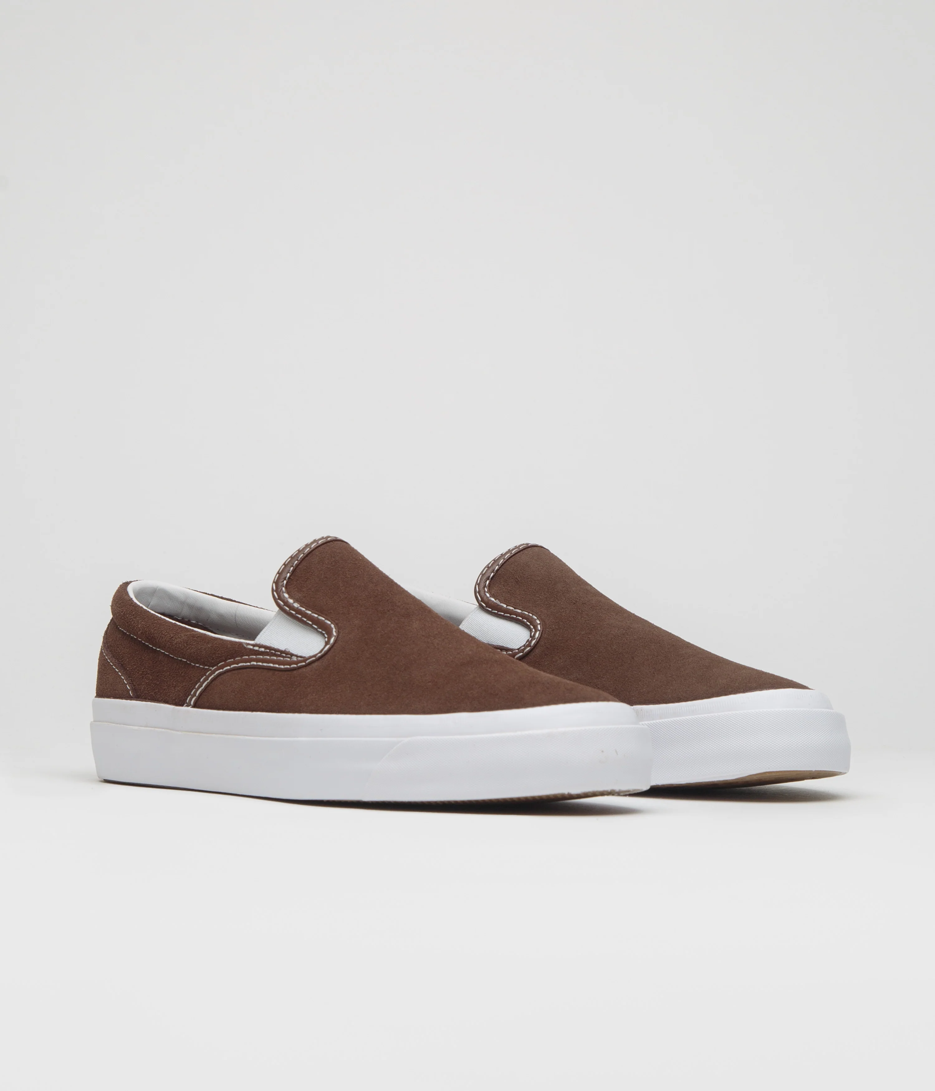 Converse Cons One Star CC Slip Pro Shoes - Totally Fudged / White / Gum - Image 2