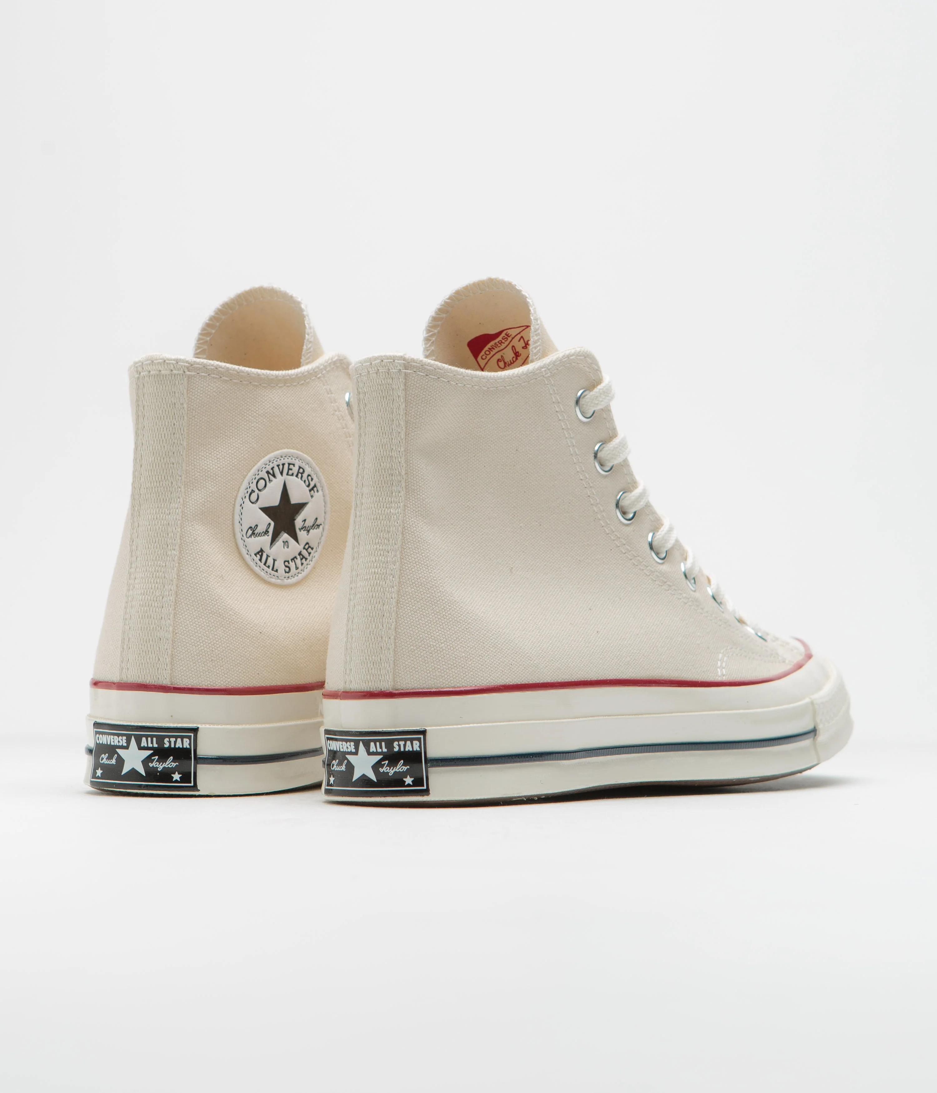 Converse CTAS 70's Hi Shoes - Parchment / Garnet / Egret - Image 4