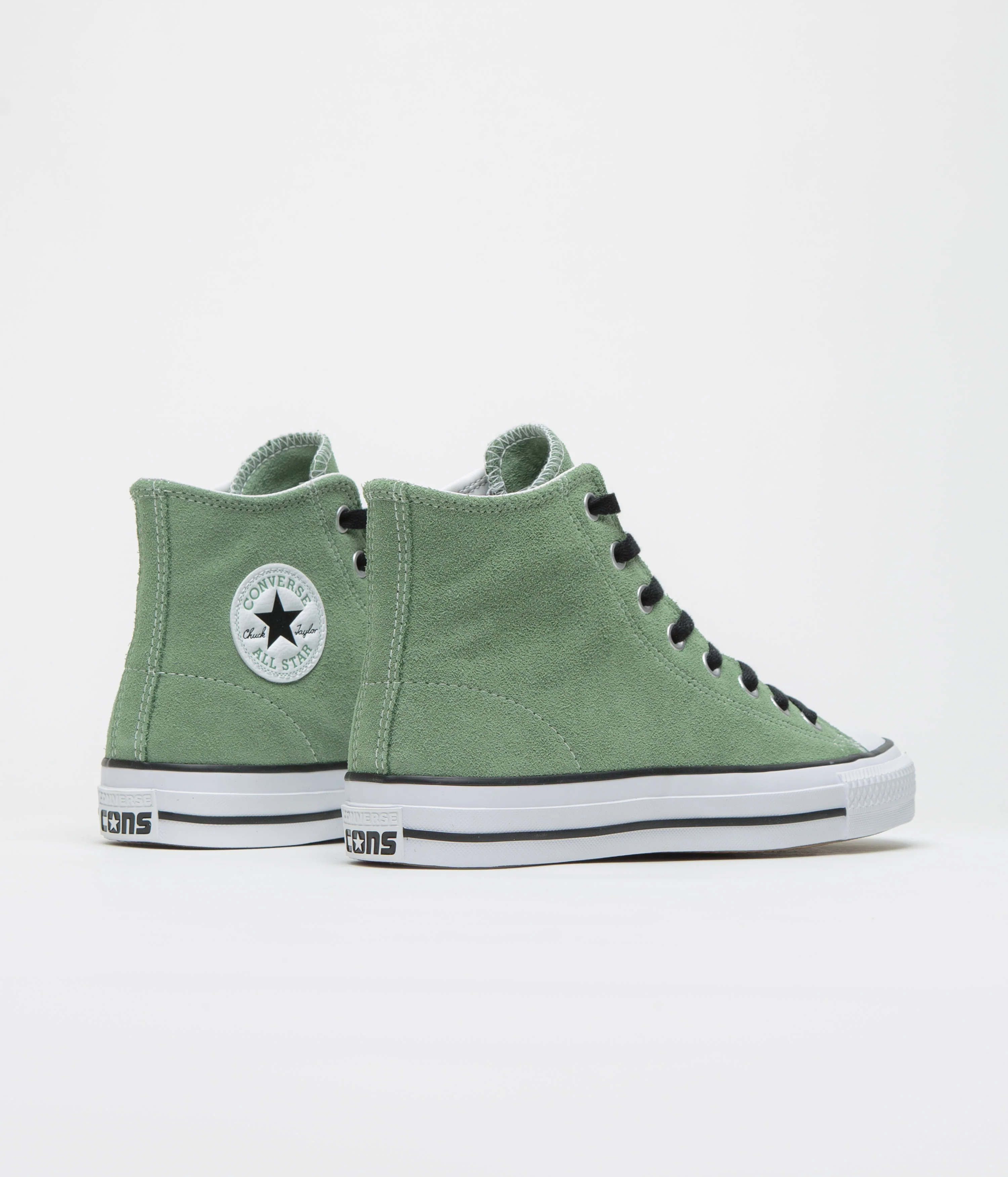 Converse CTAS Pro Hi Shoes - Foothill Green / Black / White - Image 3