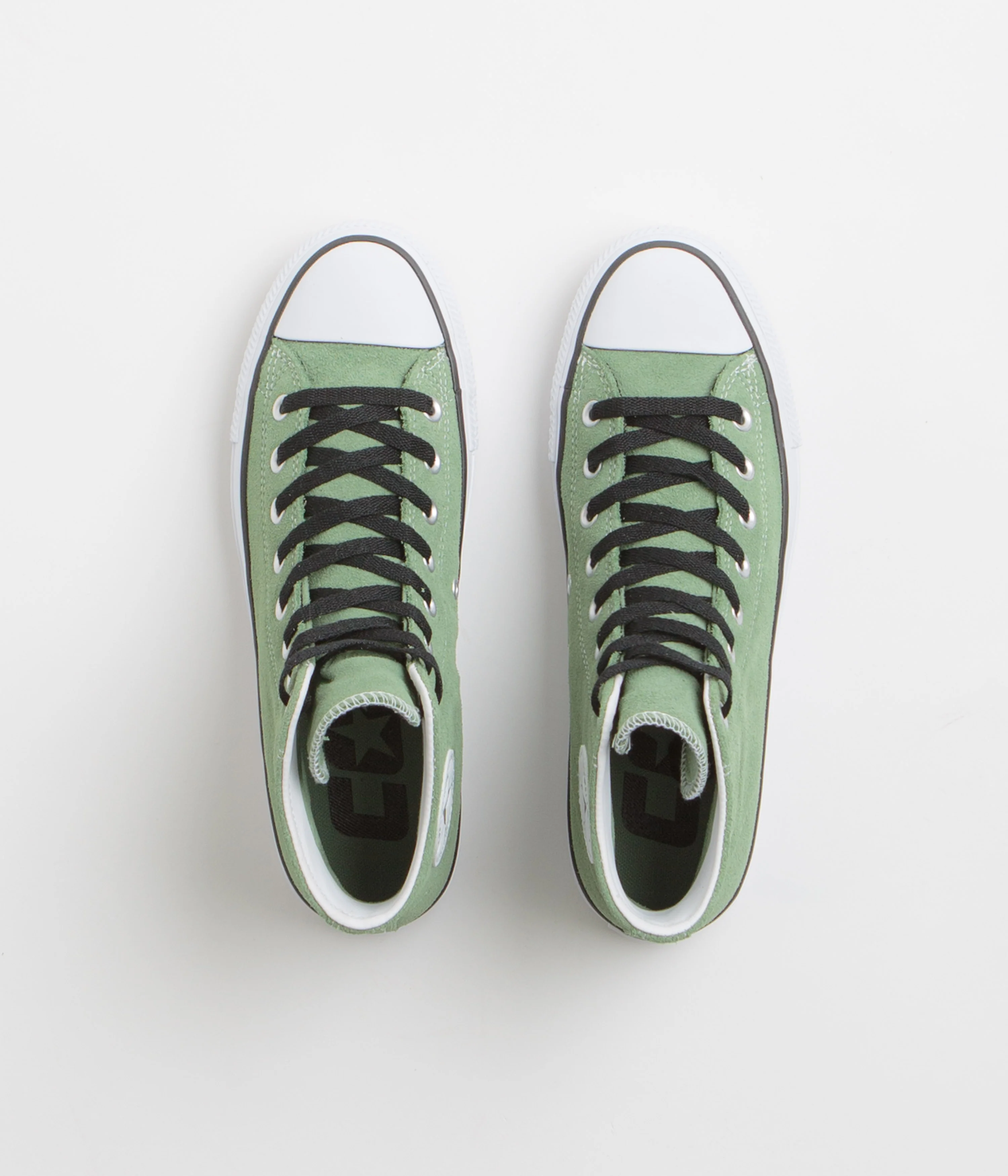 Converse CTAS Pro Hi Shoes - Foothill Green / Black / White - Image 7