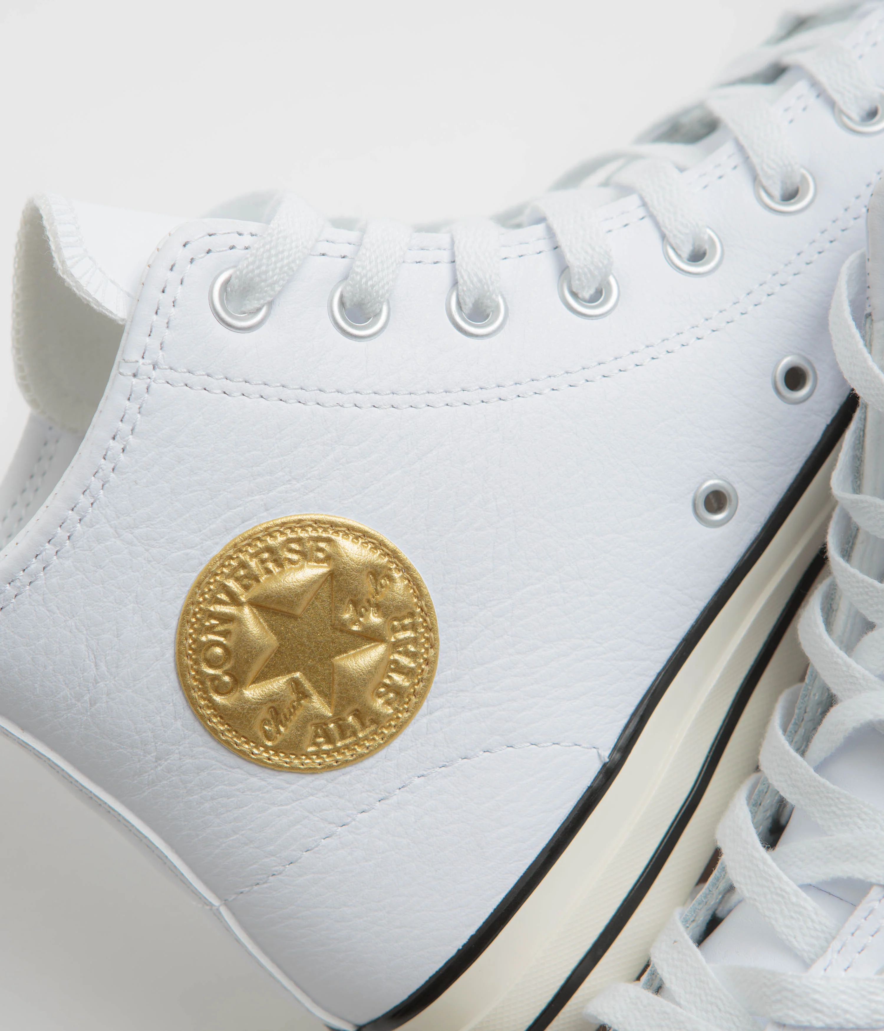 Converse CTAS Pro Hi Shoes - White / Gold / Egret - Image 3