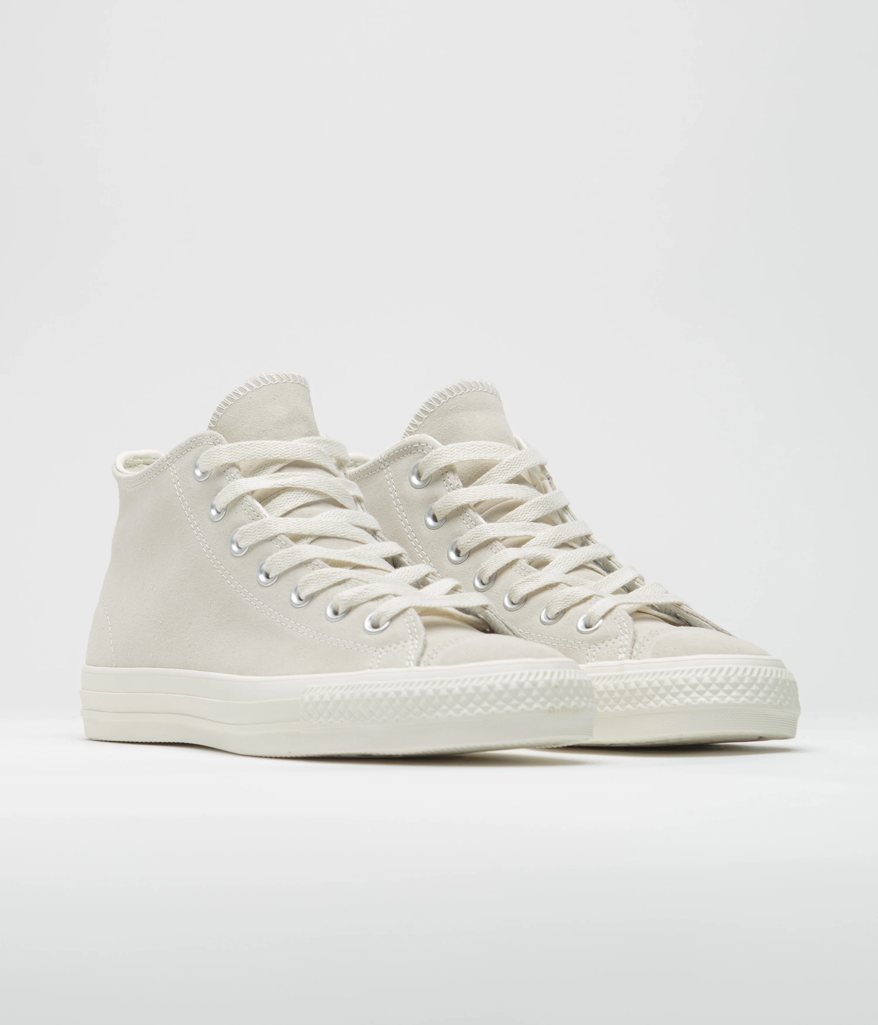 Converse CTAS Pro Mid Shoes - Egret / Egret / Egret - Image 2