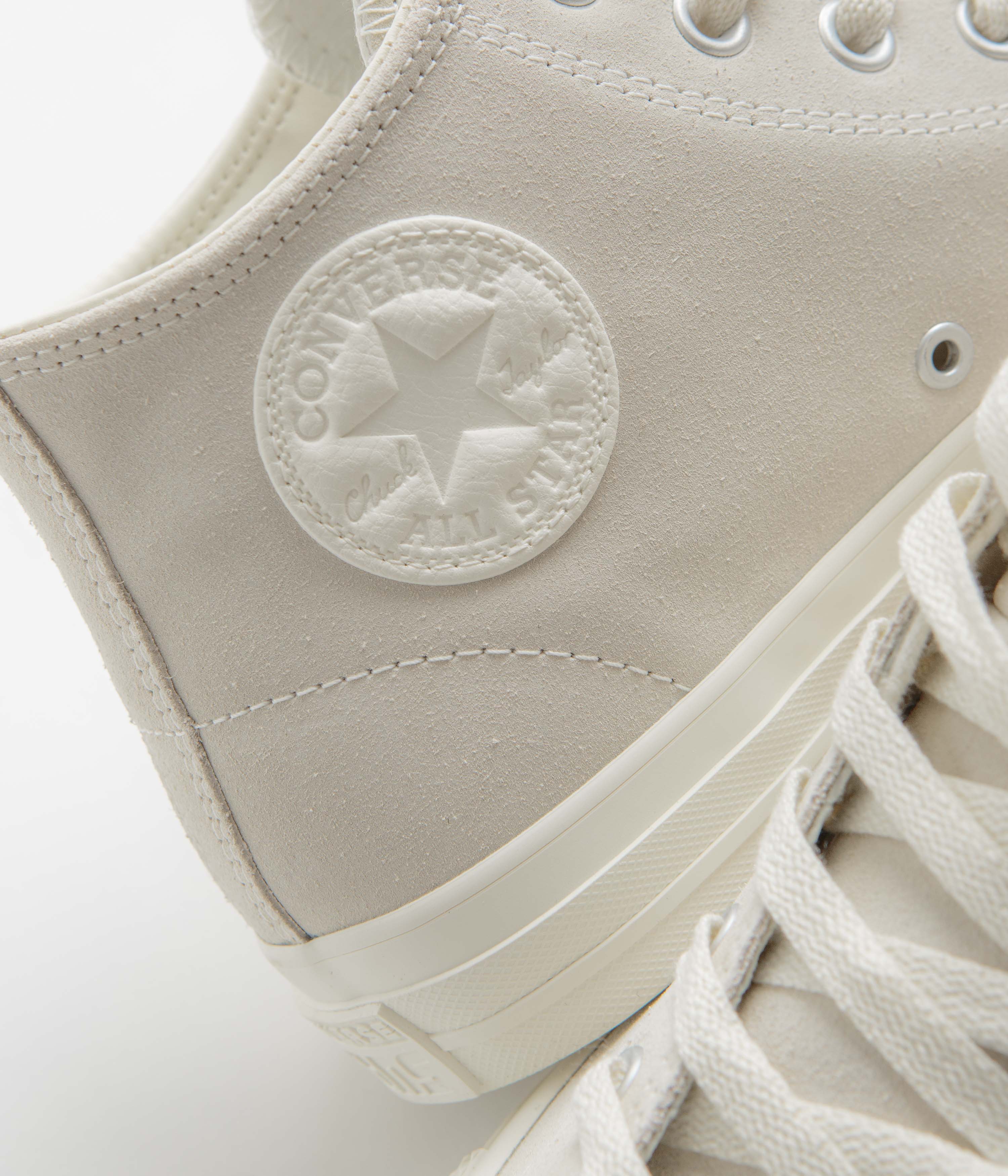 Converse CTAS Pro Mid Shoes - Egret / Egret / Egret - Image 3