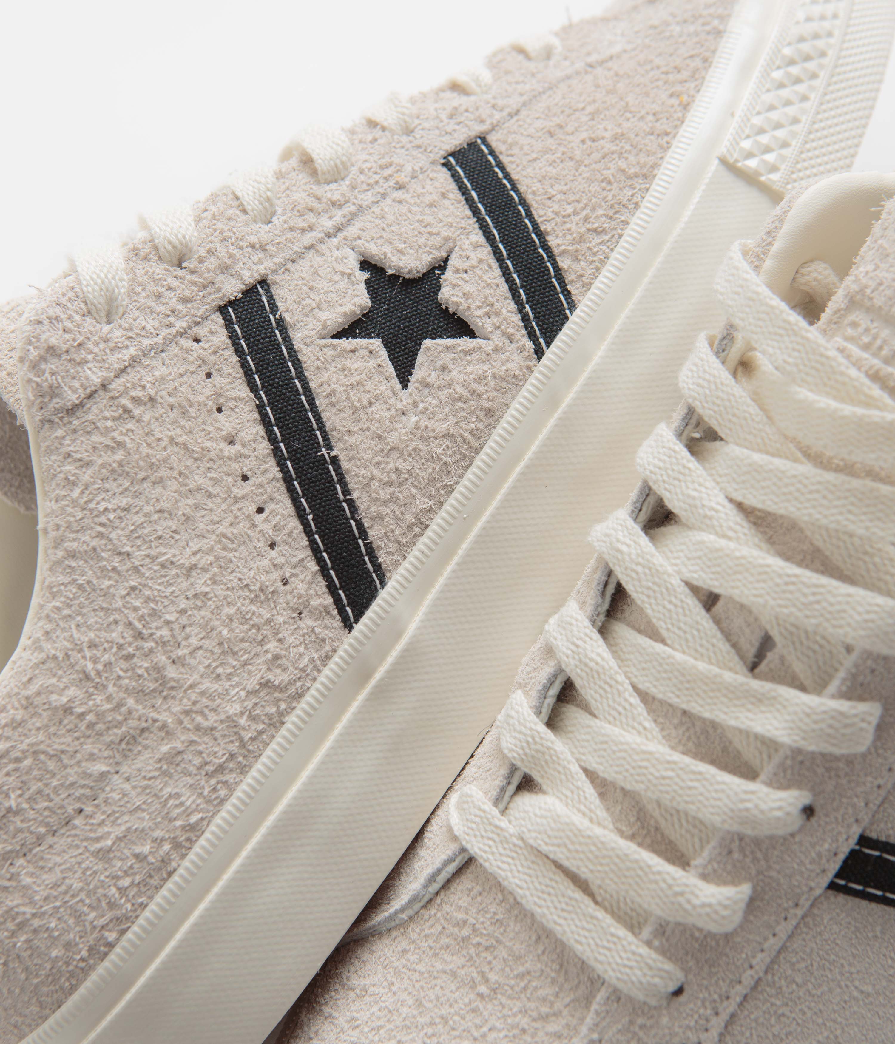 Converse One Star Academy Pro Shoes - Egret / Black / Egret - Image 3